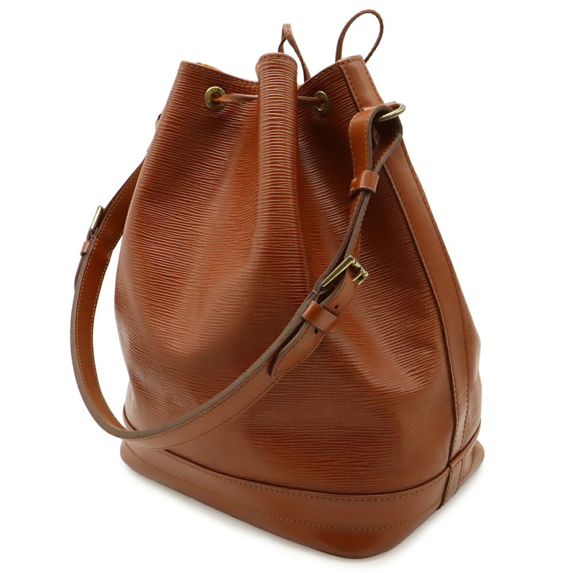 Louis Vuitton Brown Leather Shoulder Bag (Pre-Owned)