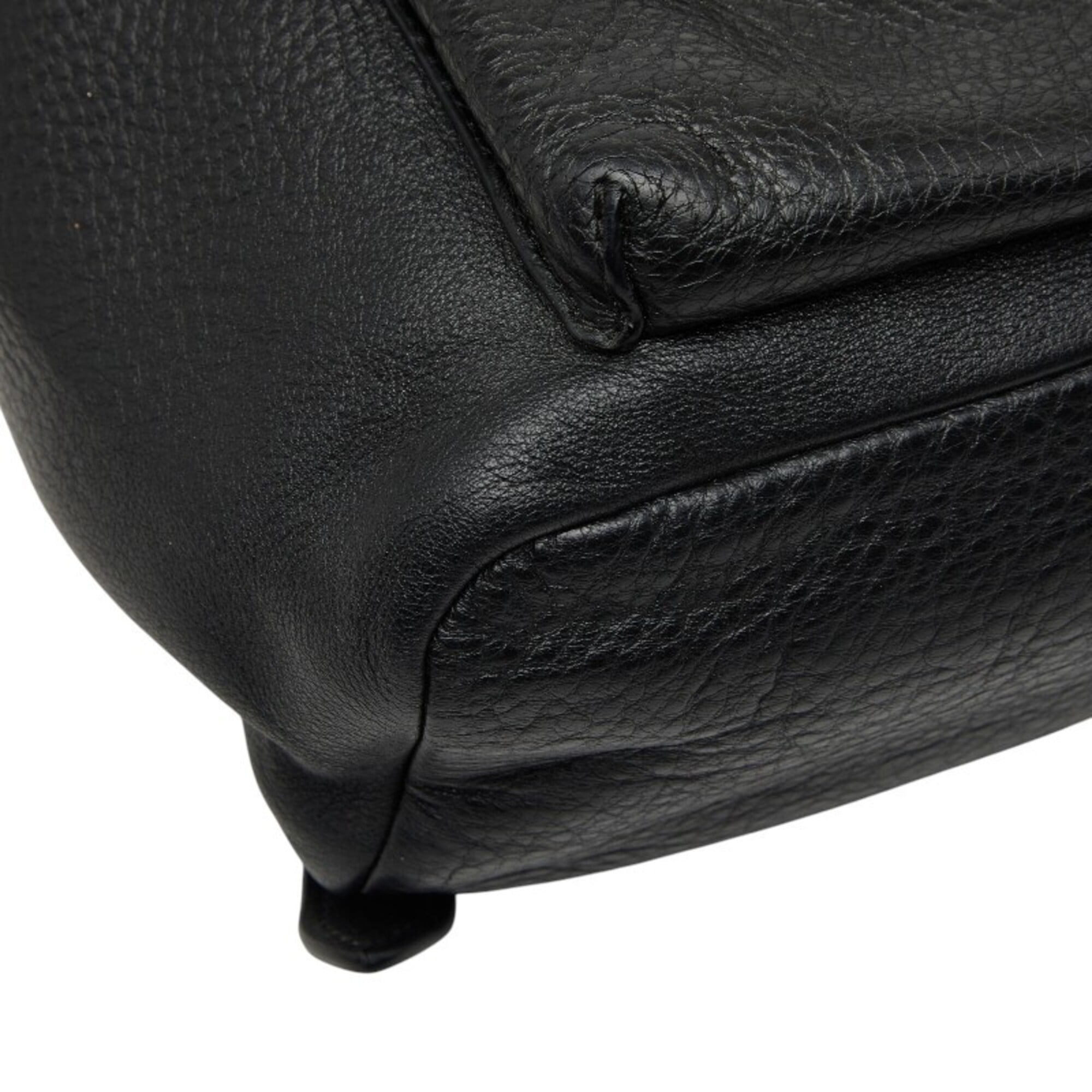 Coach Black Leather Backpack (Pre-Owned)
