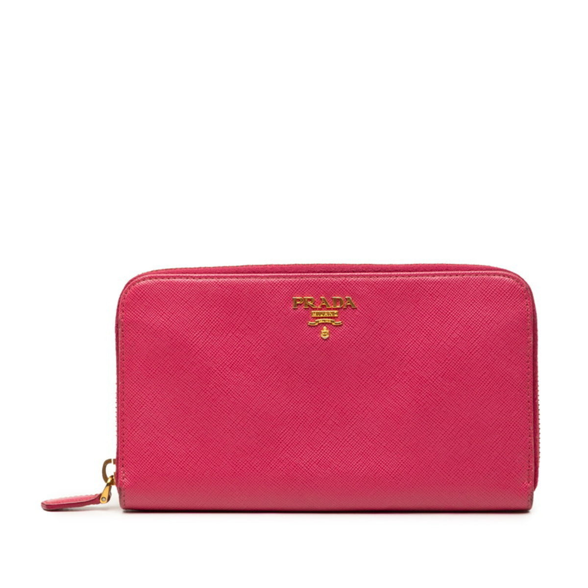 Prada Pink Leather Coin Purse/Coin Case (Pre-Owned)