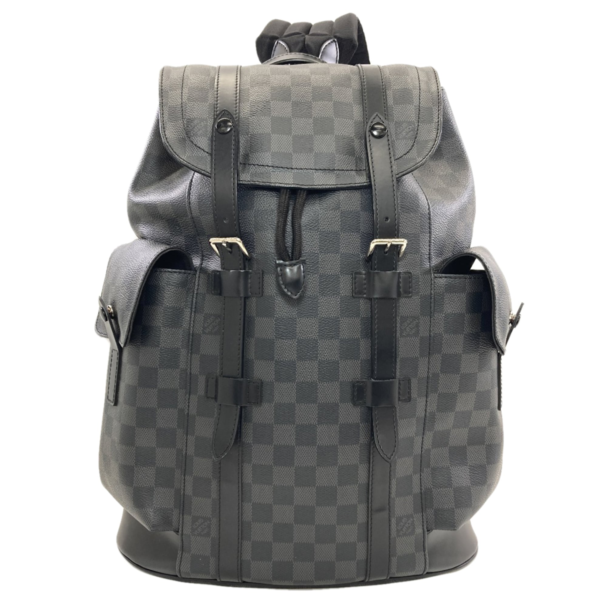 Louis Vuitton Damier Graphite Damier Graphite Damier Canvas Backpack (Pre-Owned)