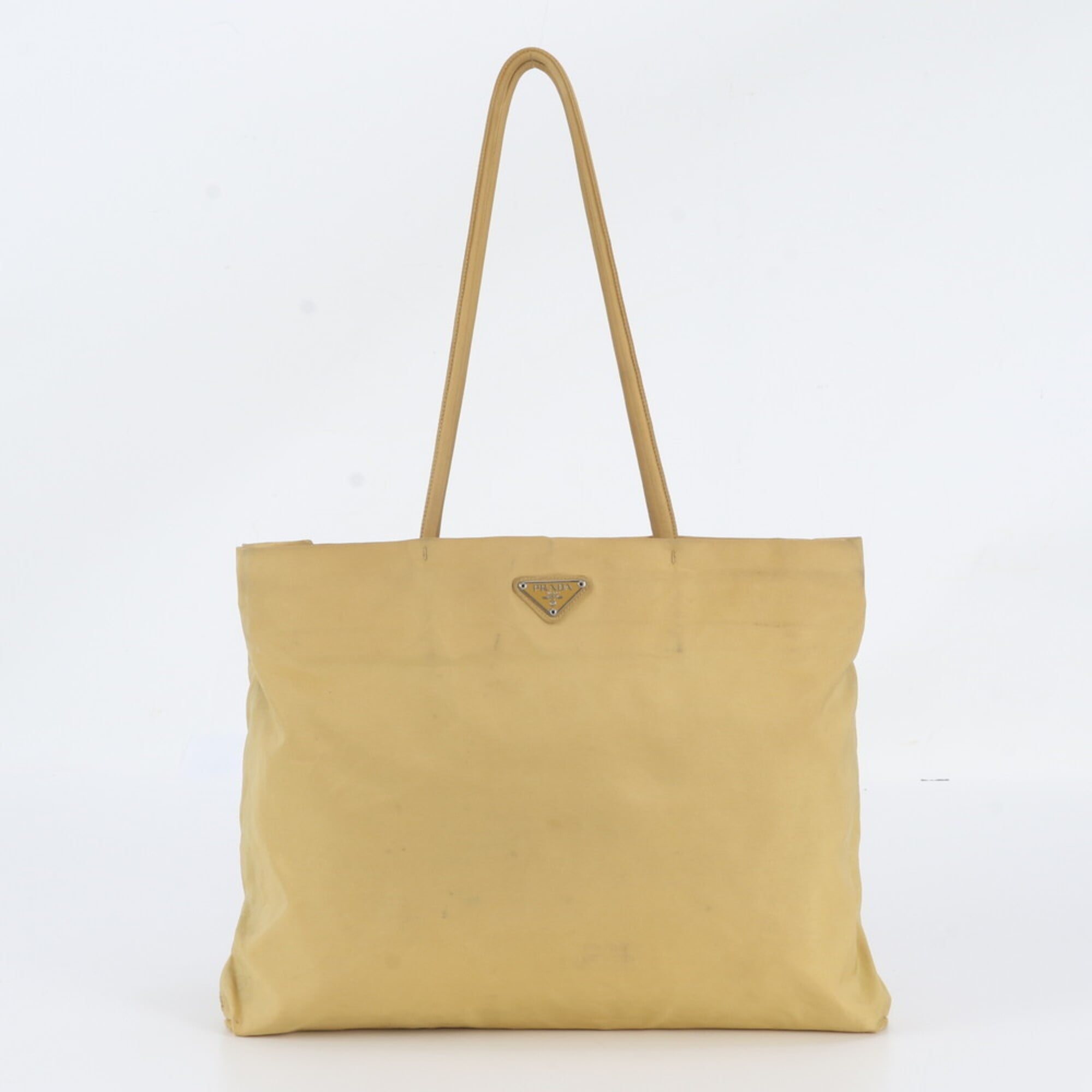Prada Yellow Shoulder Bag Tote Bag (Pre-Owned)