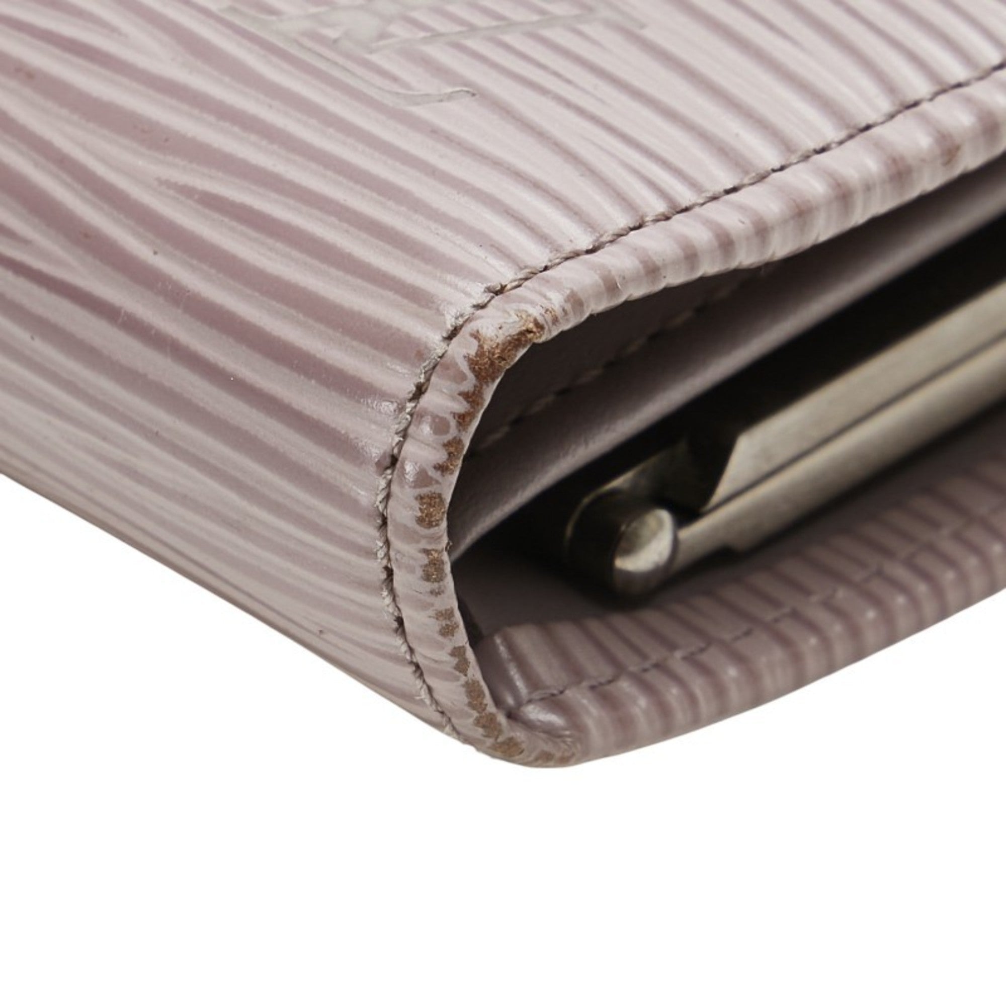 Louis Vuitton Epi Purple Leather Wallet (Bi-Fold) (Pre-Owned)