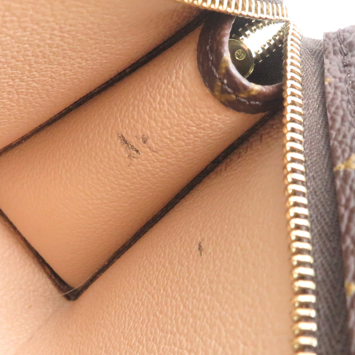 Louis Vuitton Brown Monogram Pouch (Pre-Owned)