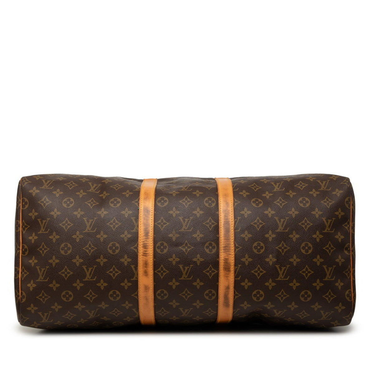 Louis Vuitton Brown Pvc Leather Boston Bag (Pre-Owned)