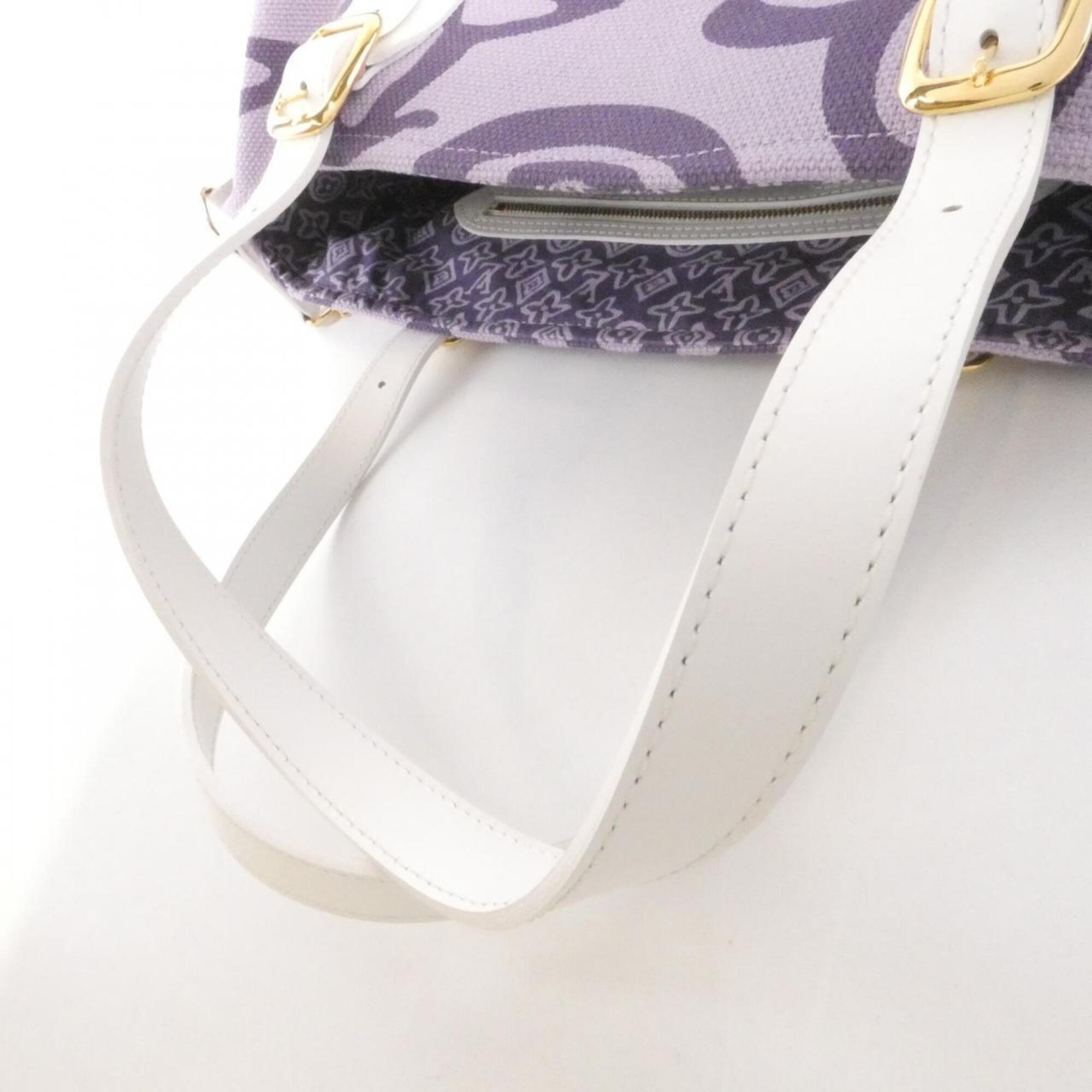 Louis Vuitton Lilac Canvas Handbag (Pre-Owned)