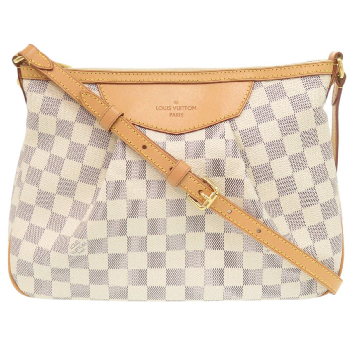 Louis Vuitton Damier Azur White Damier Azur Shoulder Bag (Pre-Owned)