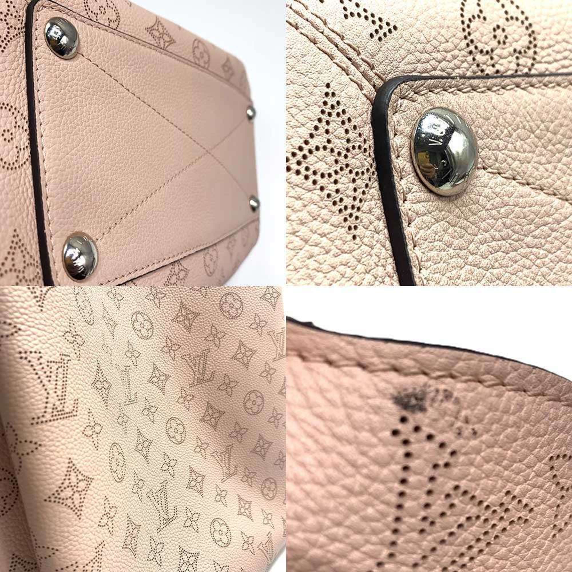 Louis Vuitton Mahina Pink Mahina Leather Leather Handbag Shoulder Bag (Pre-Owned)
