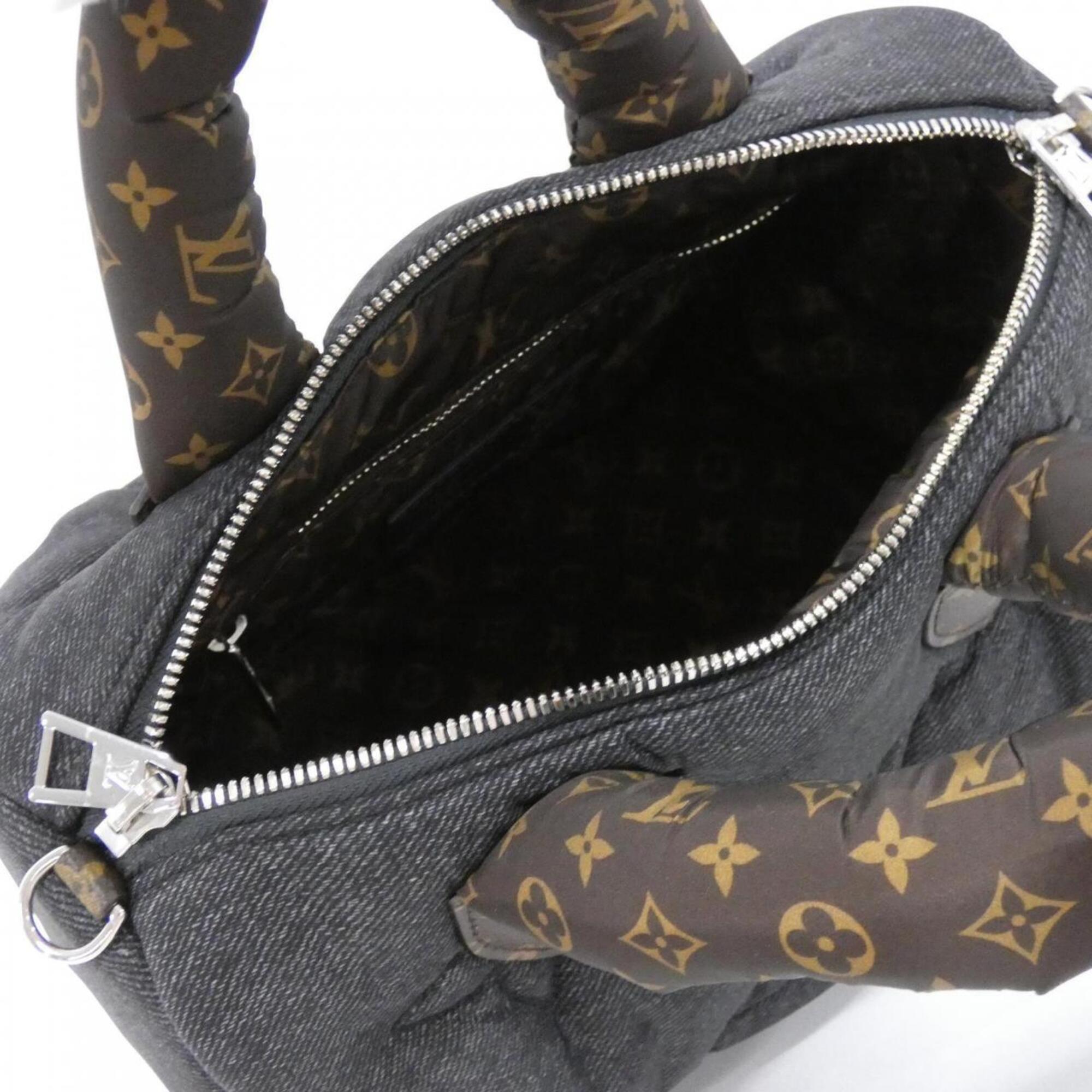 Louis Vuitton Black Nylon Boston Bag (Pre-Owned)
