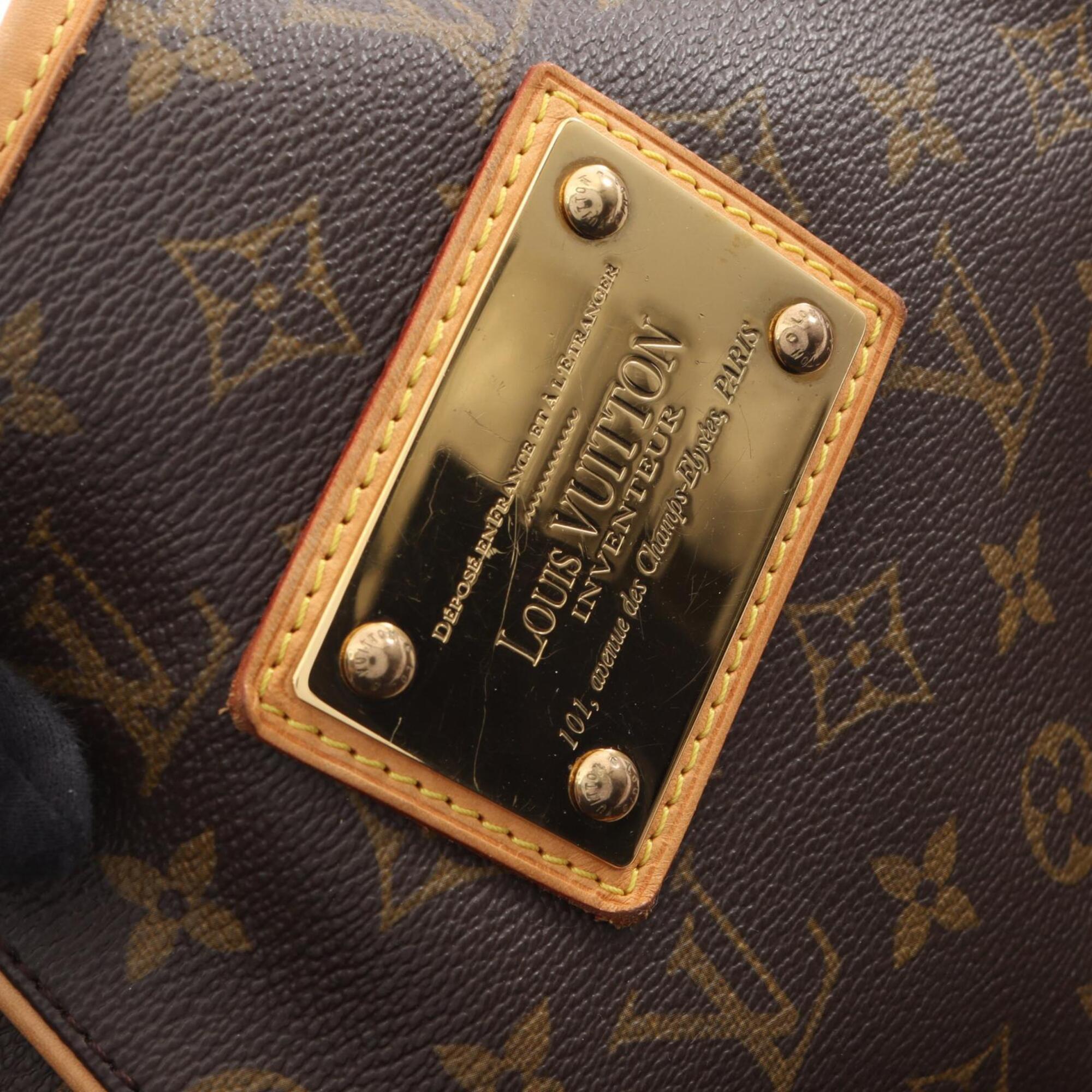 Louis Vuitton Brown Coated Canvas Monogram Pvc Leather Handbag Shoulder Bag (Pre-Owned)