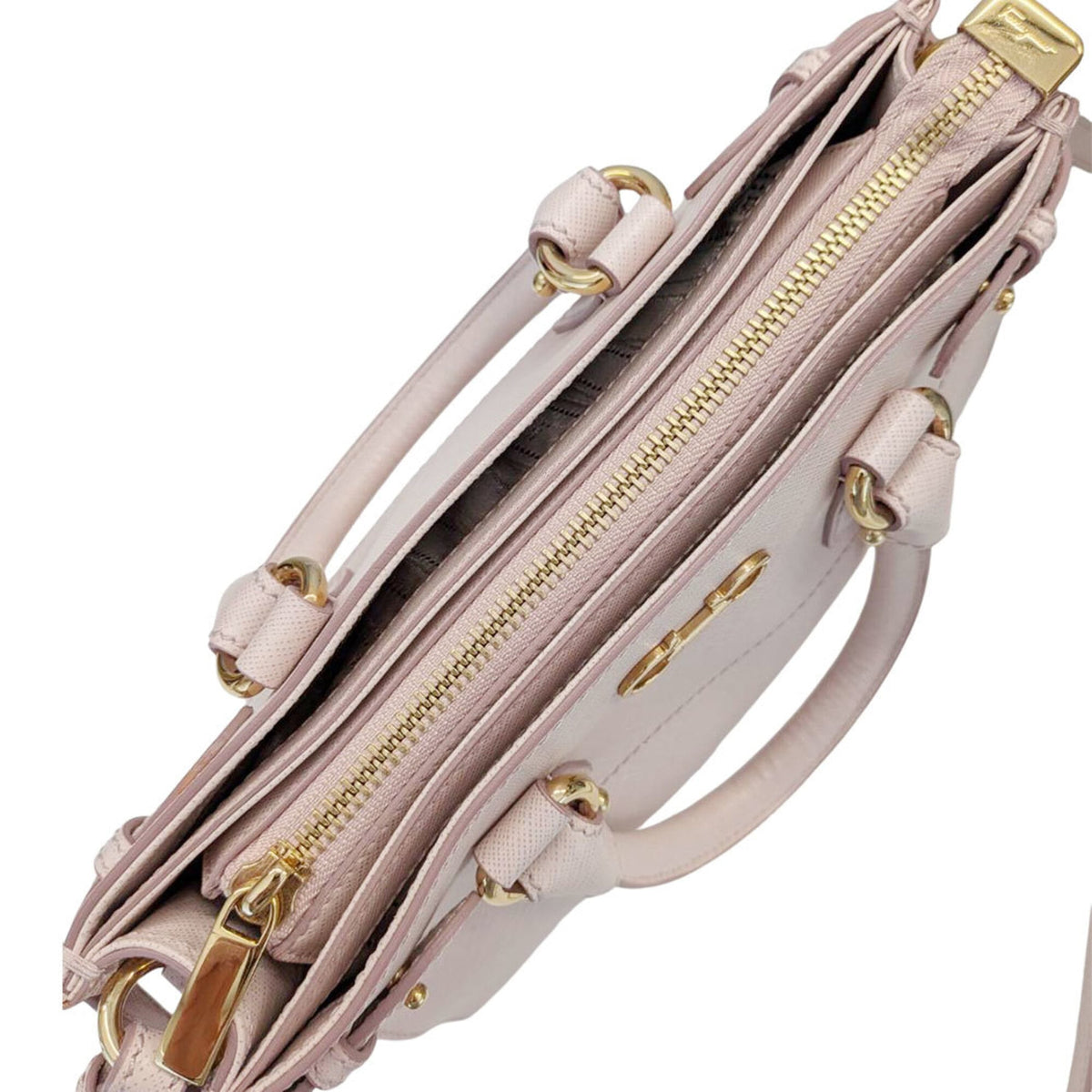 Salvatore Ferragamo Pink Leather Handbag Shoulder Bag (Pre-Owned)
