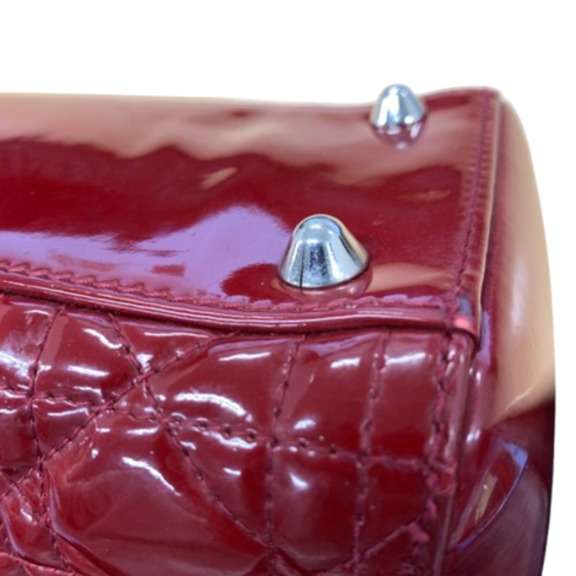 Christian Dior Red Color Handbag Shoulder Bag (Pre-Owned)