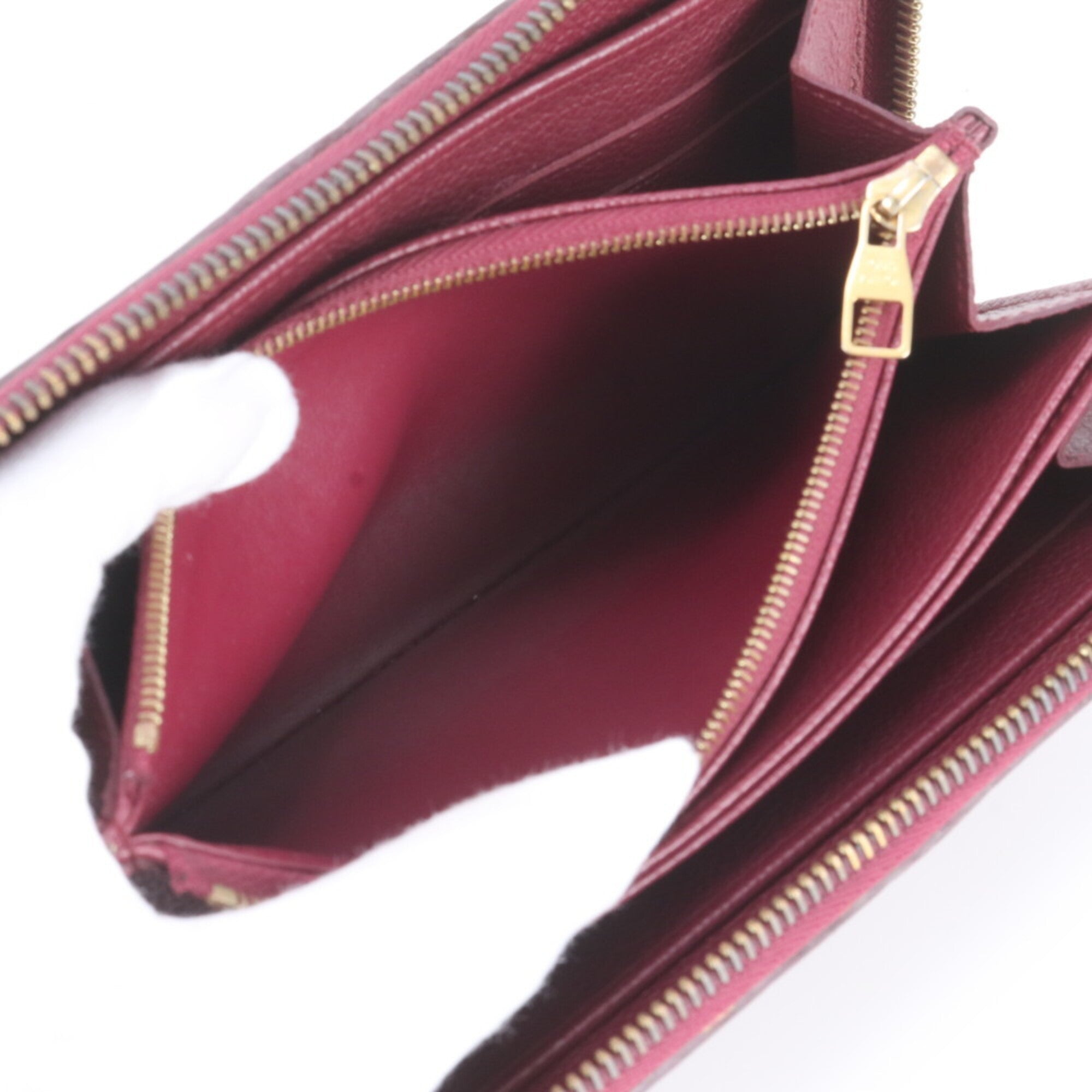 Louis Vuitton Aurore Leather Long Wallet (Bi-Fold) (Pre-Owned)