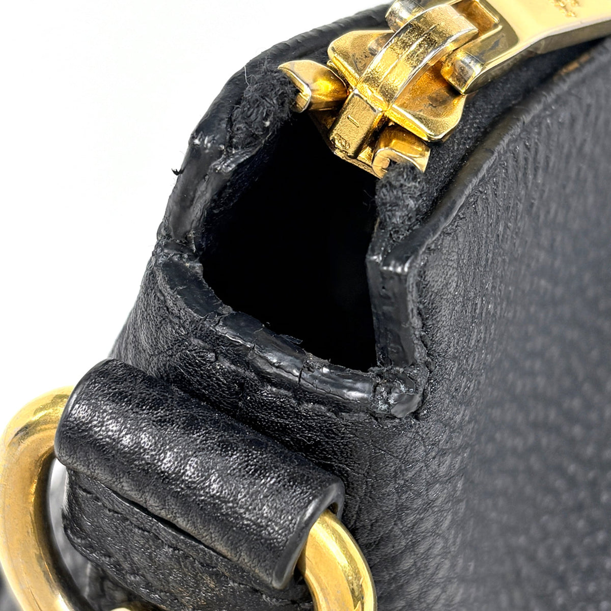 Prada Black Leather Shoulder Bag (Pre-Owned)