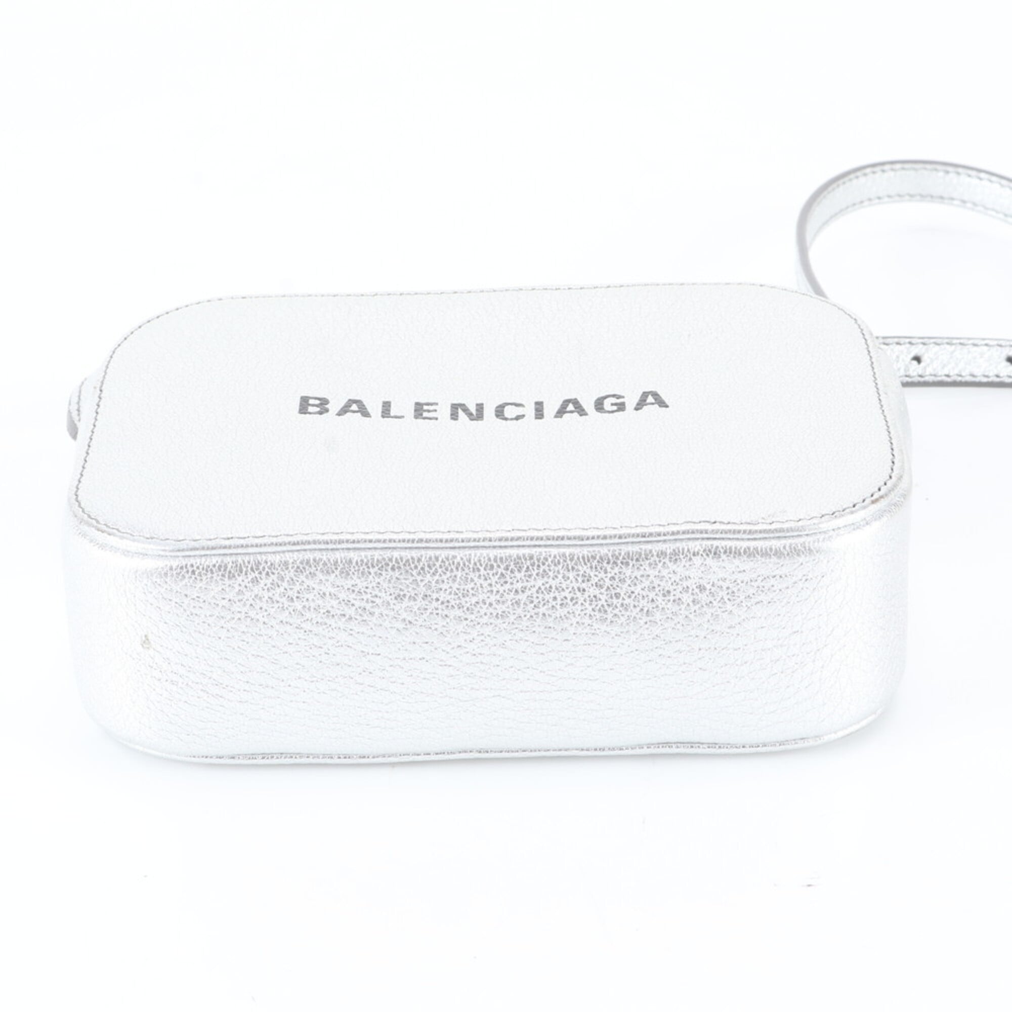 Balenciaga Silver Leather Shoulder Bag (Pre-Owned)