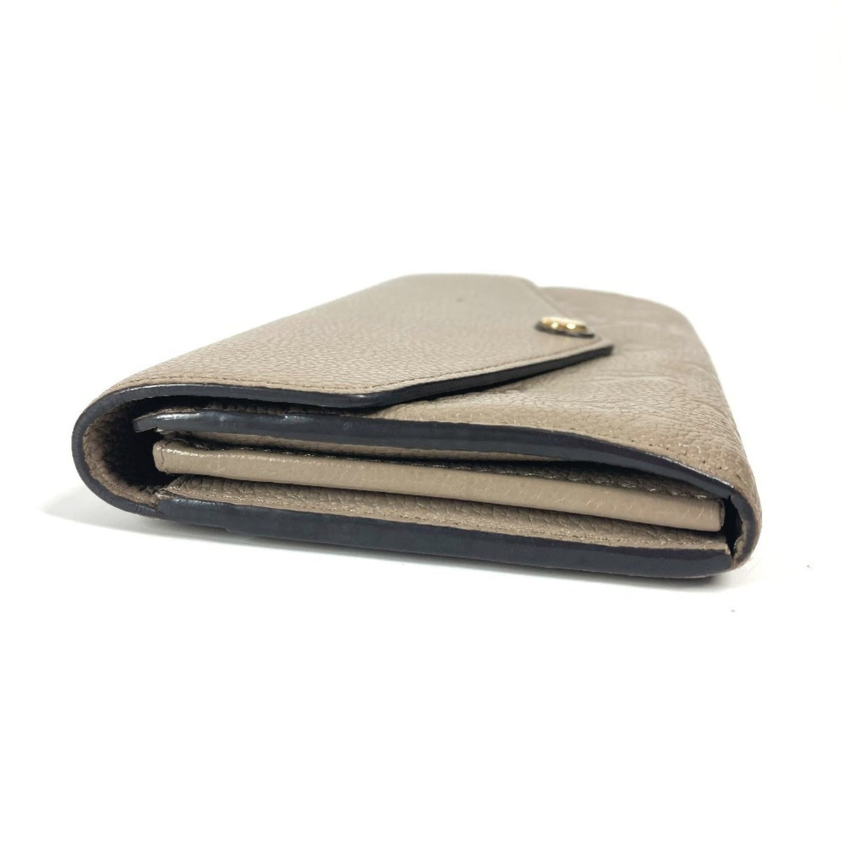 Louis Vuitton Beige Tourterelle Monogram Empreinte Long Wallet (Bi-Fold) (Pre-Owned)