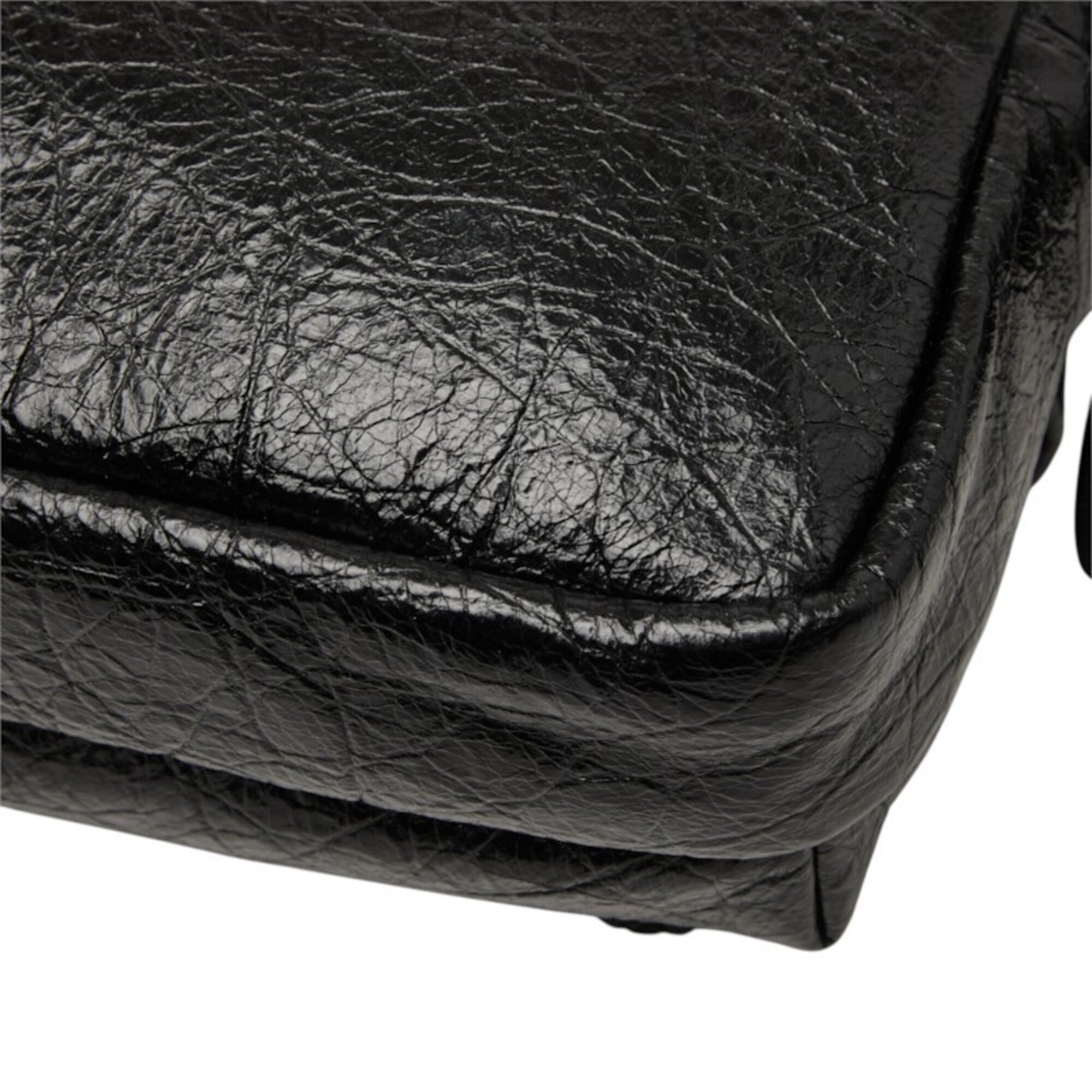 Balenciaga Black Leather Shoulder Bag (Pre-Owned)