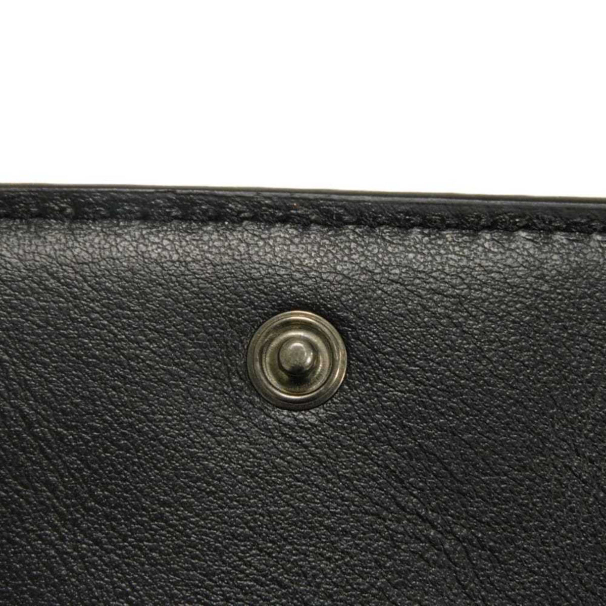 Fendi Black Gunmetal Wallet (Tri-Fold) (Pre-Owned)
