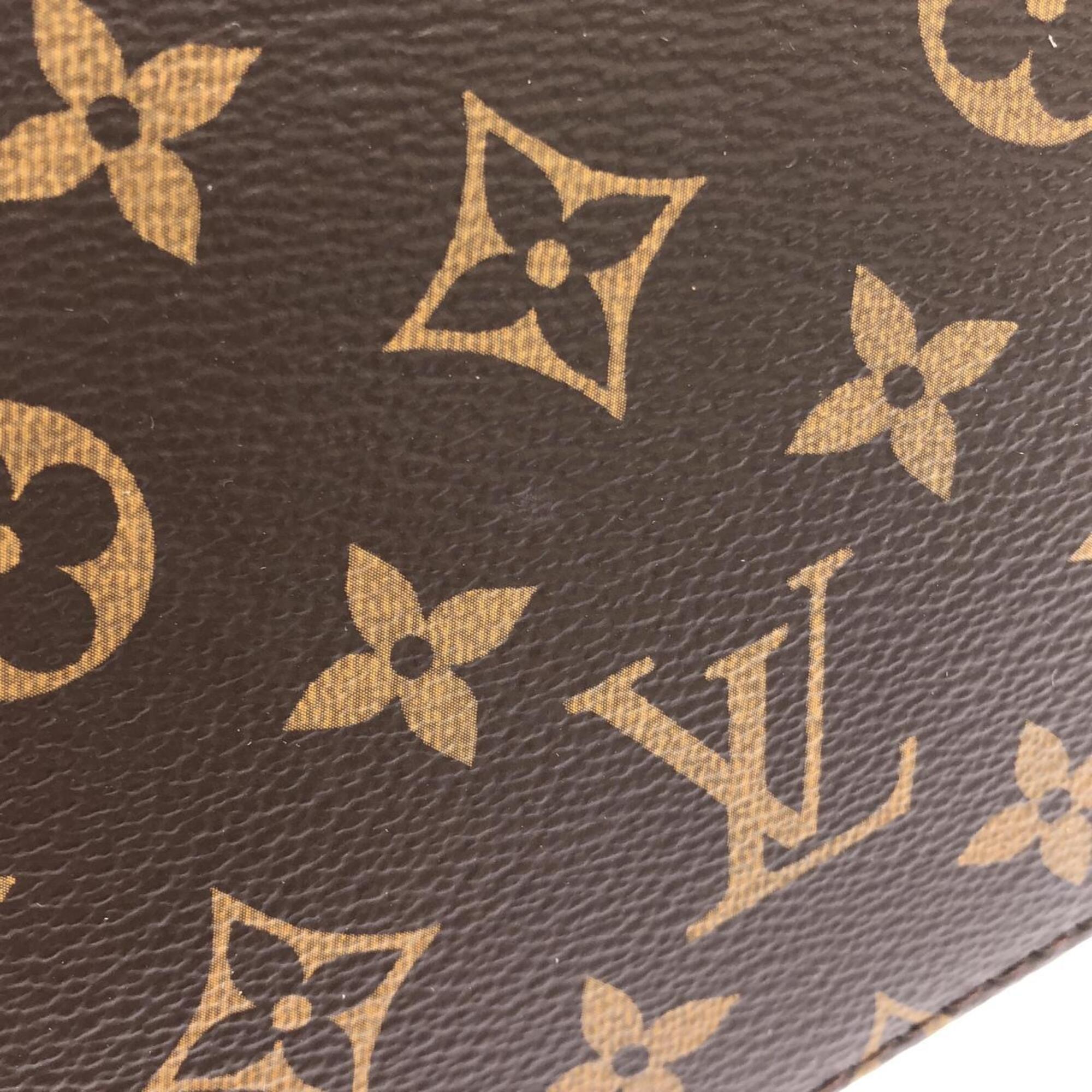 Louis Vuitton Marron Coated Canvas Handbag (Pre-Owned)