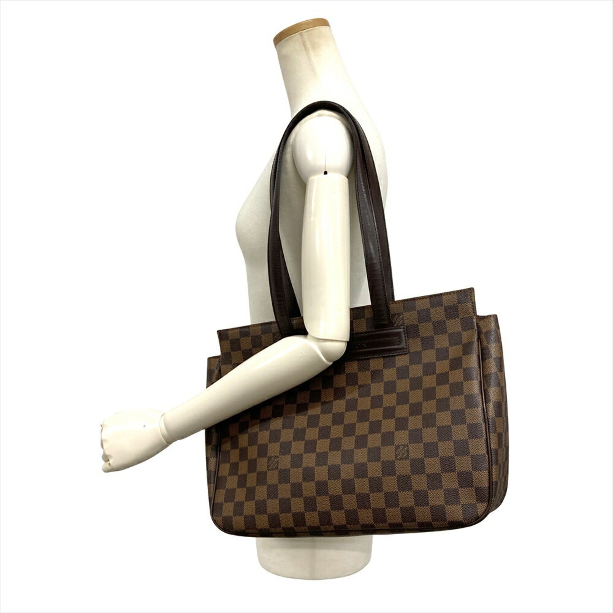 Louis Vuitton Brown Damier Canvas Tote Bag (Pre-Owned)