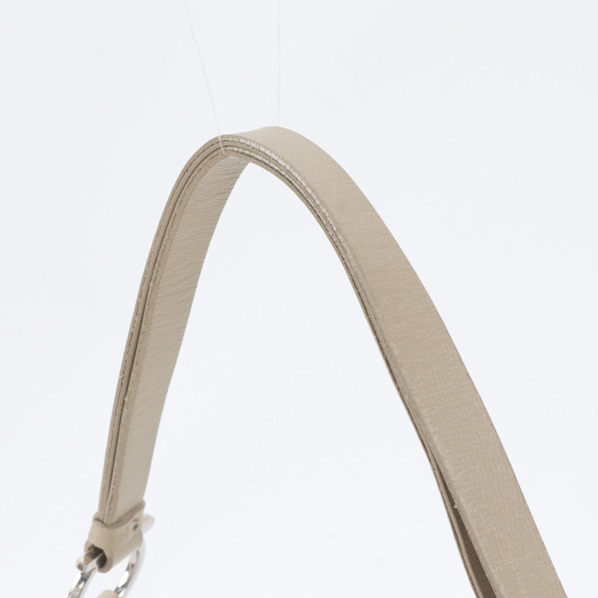 Salvatore Ferragamo Beige Leather Handbag Shoulder Bag Tote Bag (Pre-Owned)