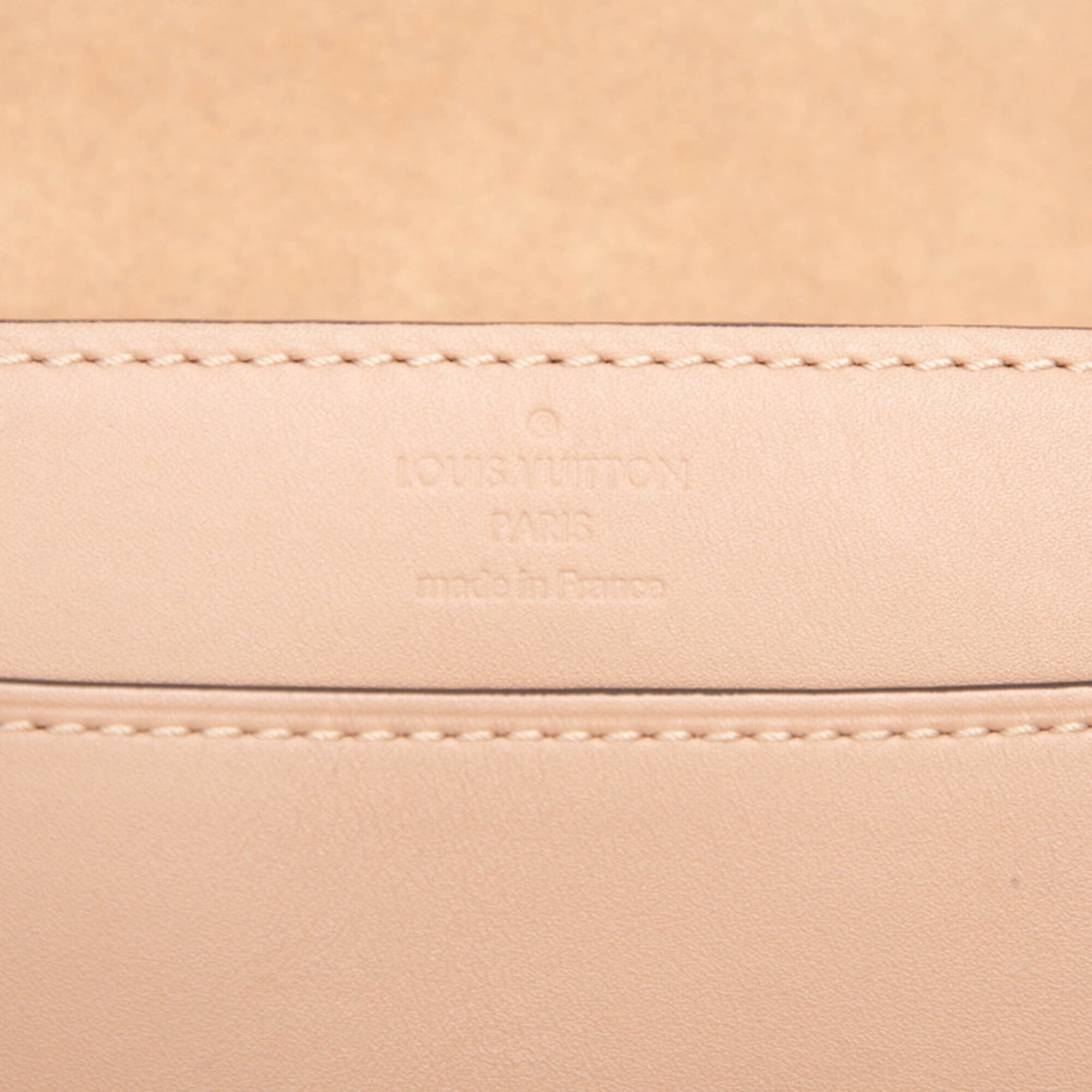 Louis Vuitton Brown Leather Clutch Bag Shoulder Bag (Pre-Owned)