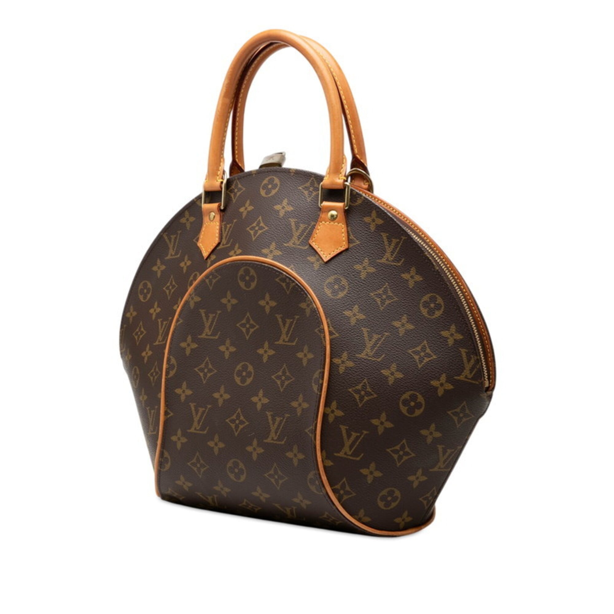 Louis Vuitton Brown Pvc Leather Handbag (Pre-Owned)