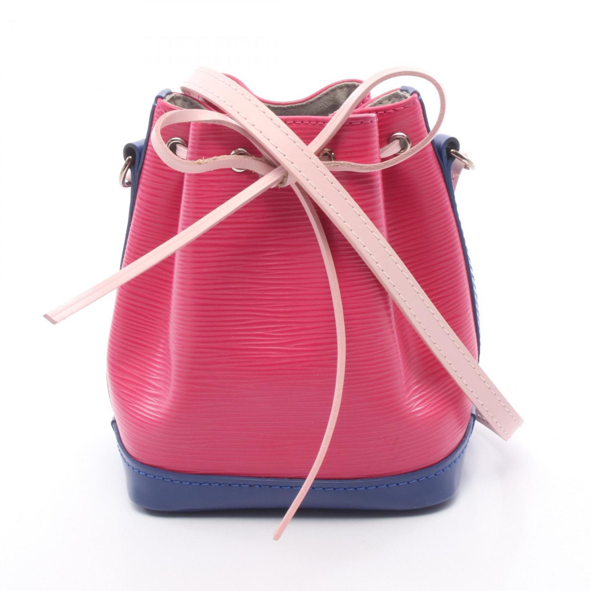Louis Vuitton Blue Fuchsia Pink Epi Leather Handbag Shoulder Bag (Pre-Owned)