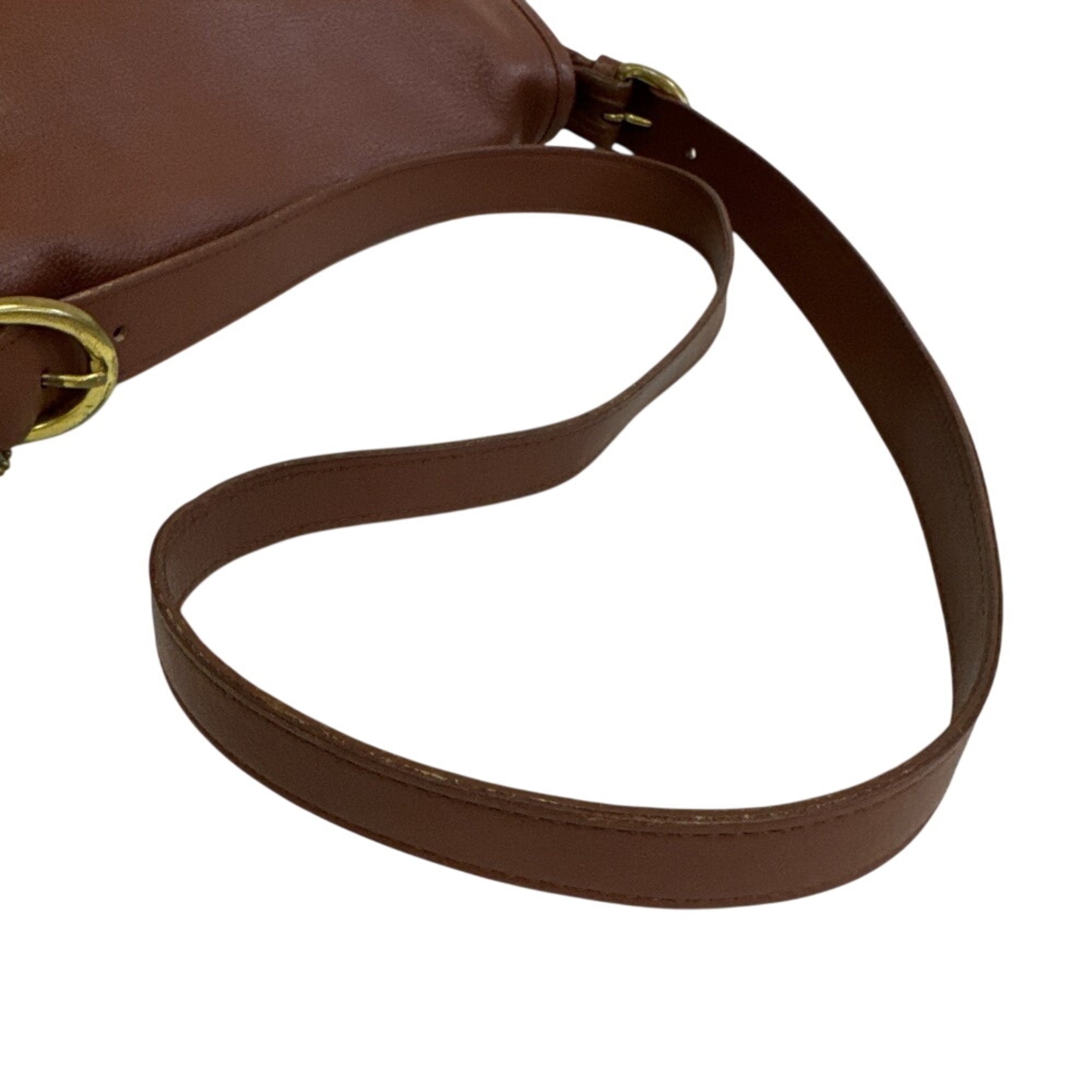 Coach Brown Leather Shoulder Bag (Pre-Owned)