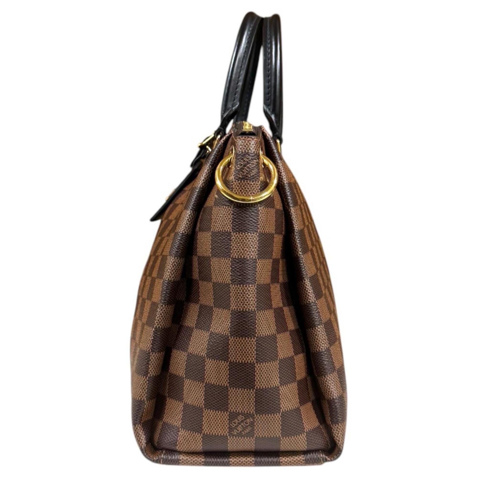 Louis Vuitton Damier Brown Damier Canvas Ebene Or Damier Canvas Shoulder Bag (Pre-Owned)