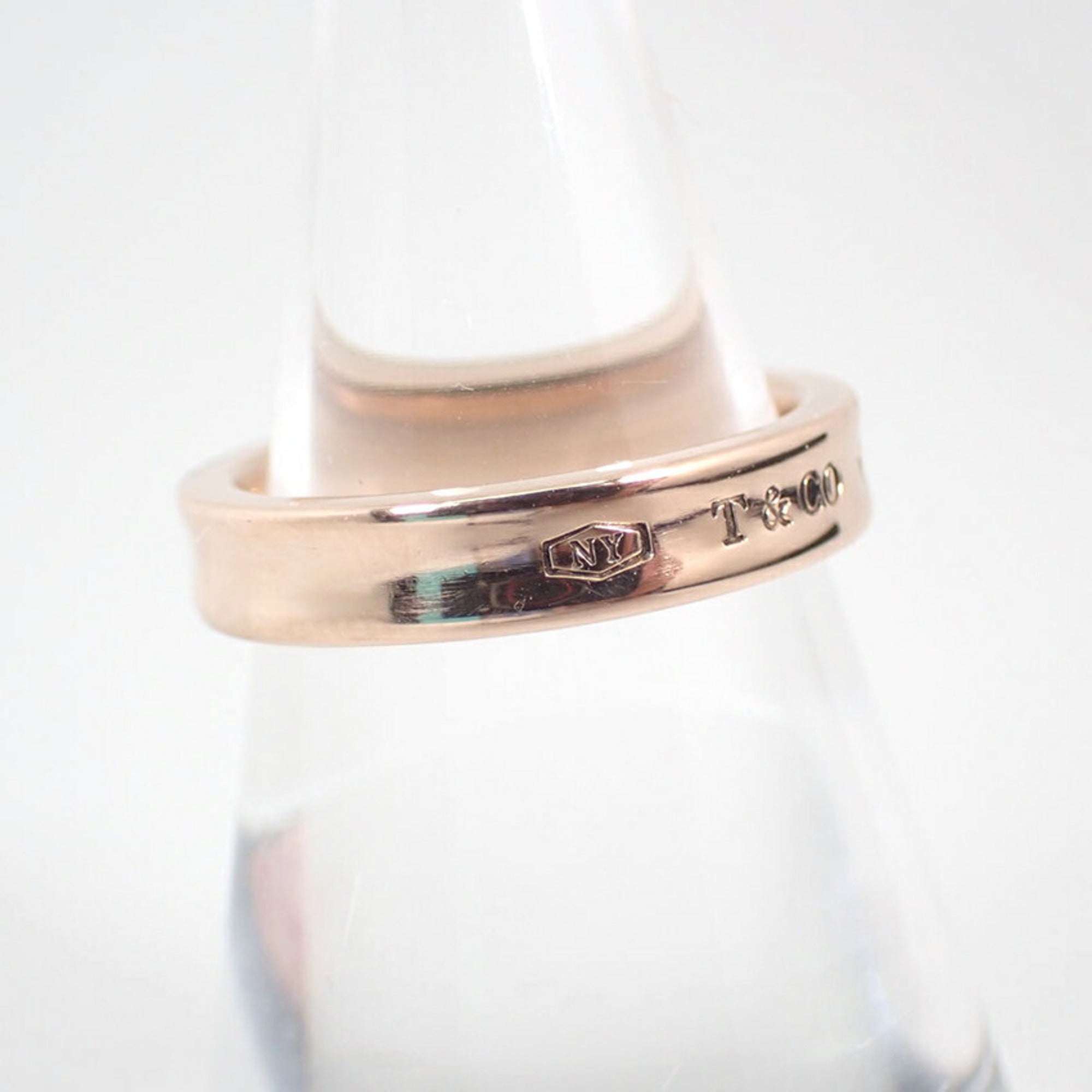 Tiffany Gold Metal Band Ring (Pre-Owned)