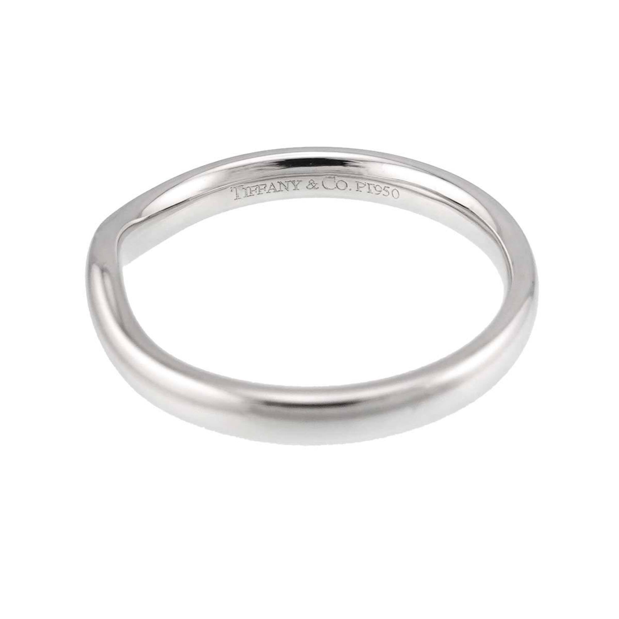 Tiffany Silver Platinum 950 Band Ring (Pre-Owned)