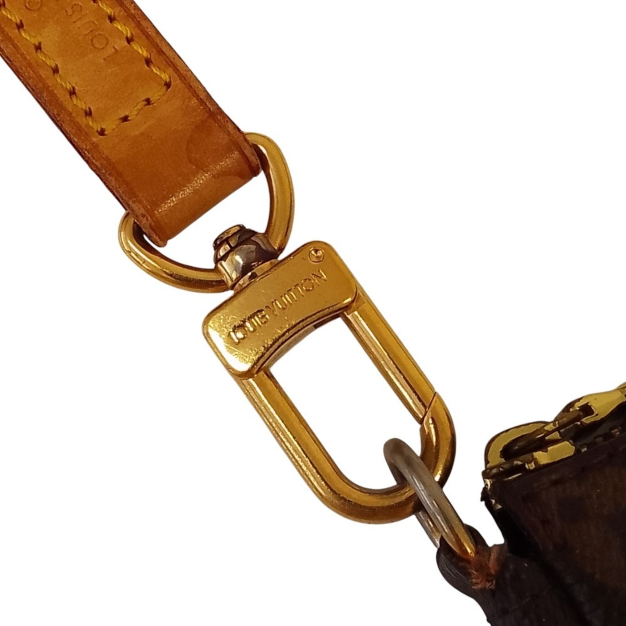 Louis Vuitton Brown Monogram Monogram Pochette Shoulder Bag (Pre-Owned)