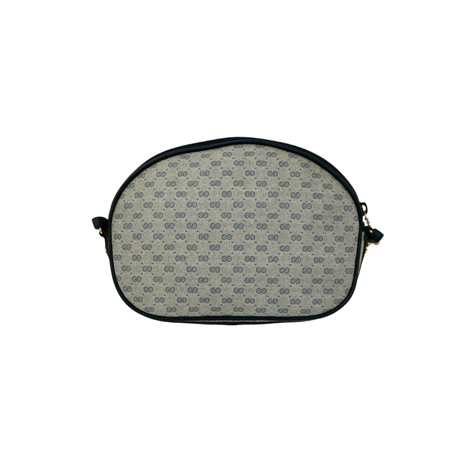 Gucci Navy Leather Pvc Pochette Shoulder Bag (Pre-Owned)