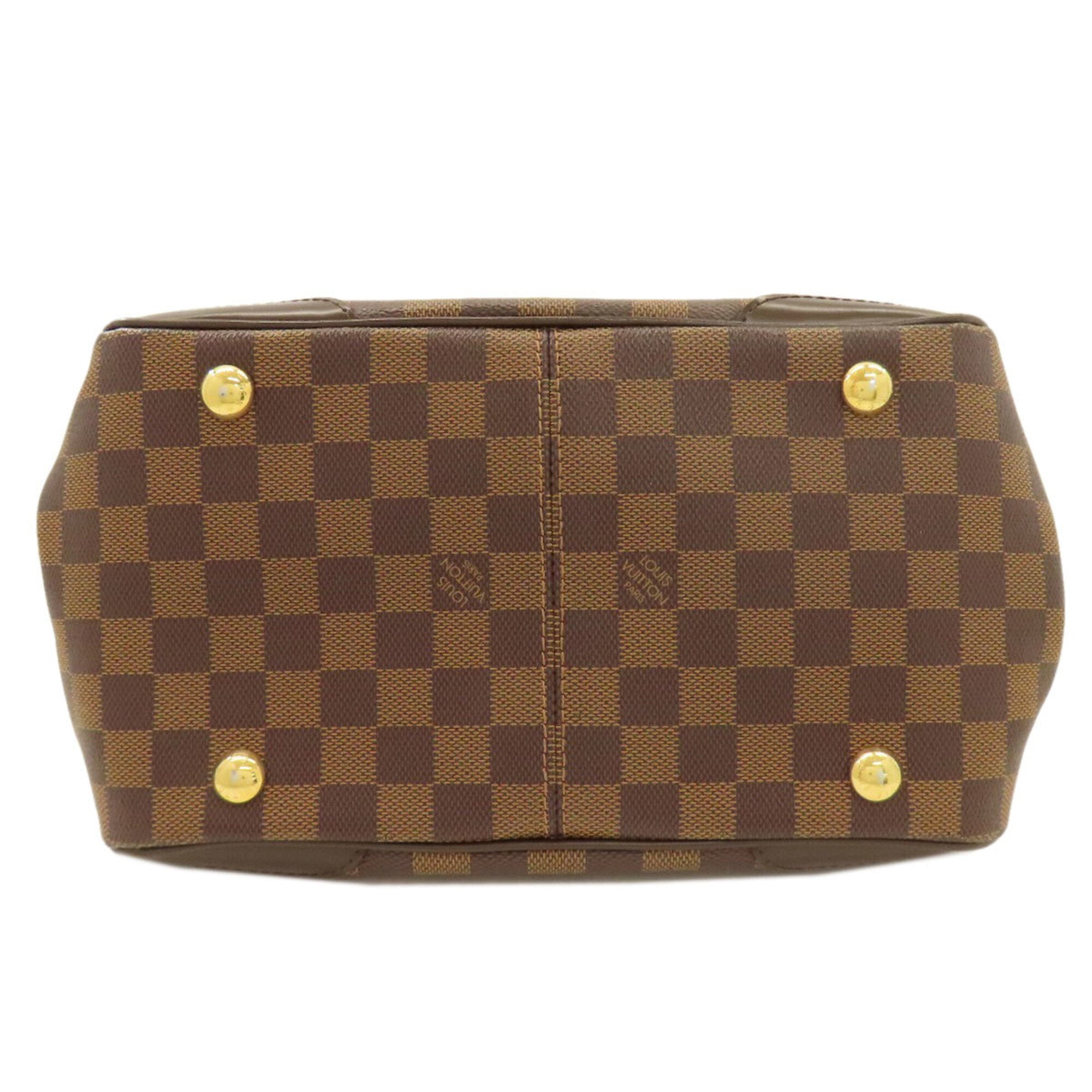 Louis Vuitton Brown Damier Canvas Ebene Damier Canvas Handbag (Pre-Owned)