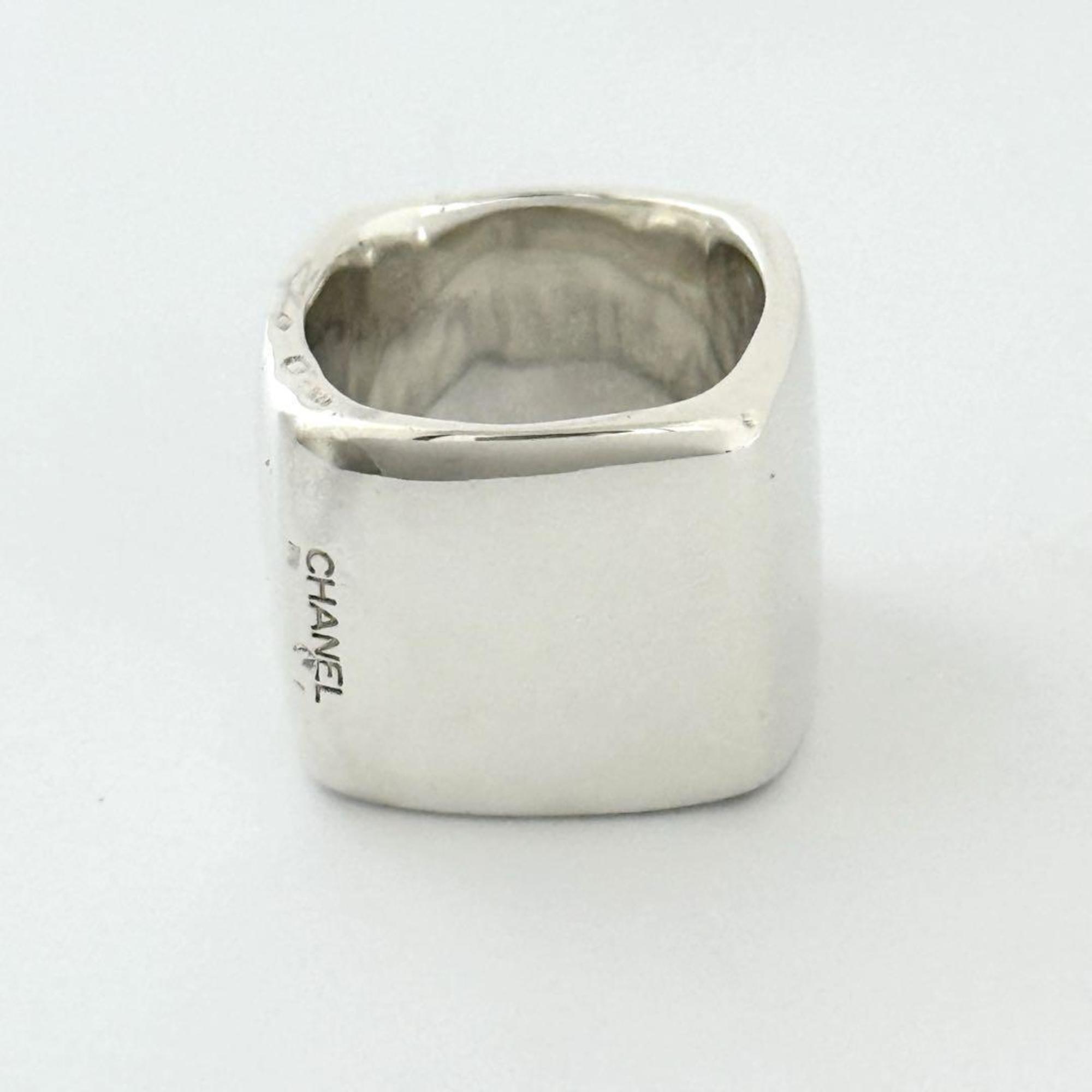 Chanel Silver 925 Band Ring (Pre-Owned)