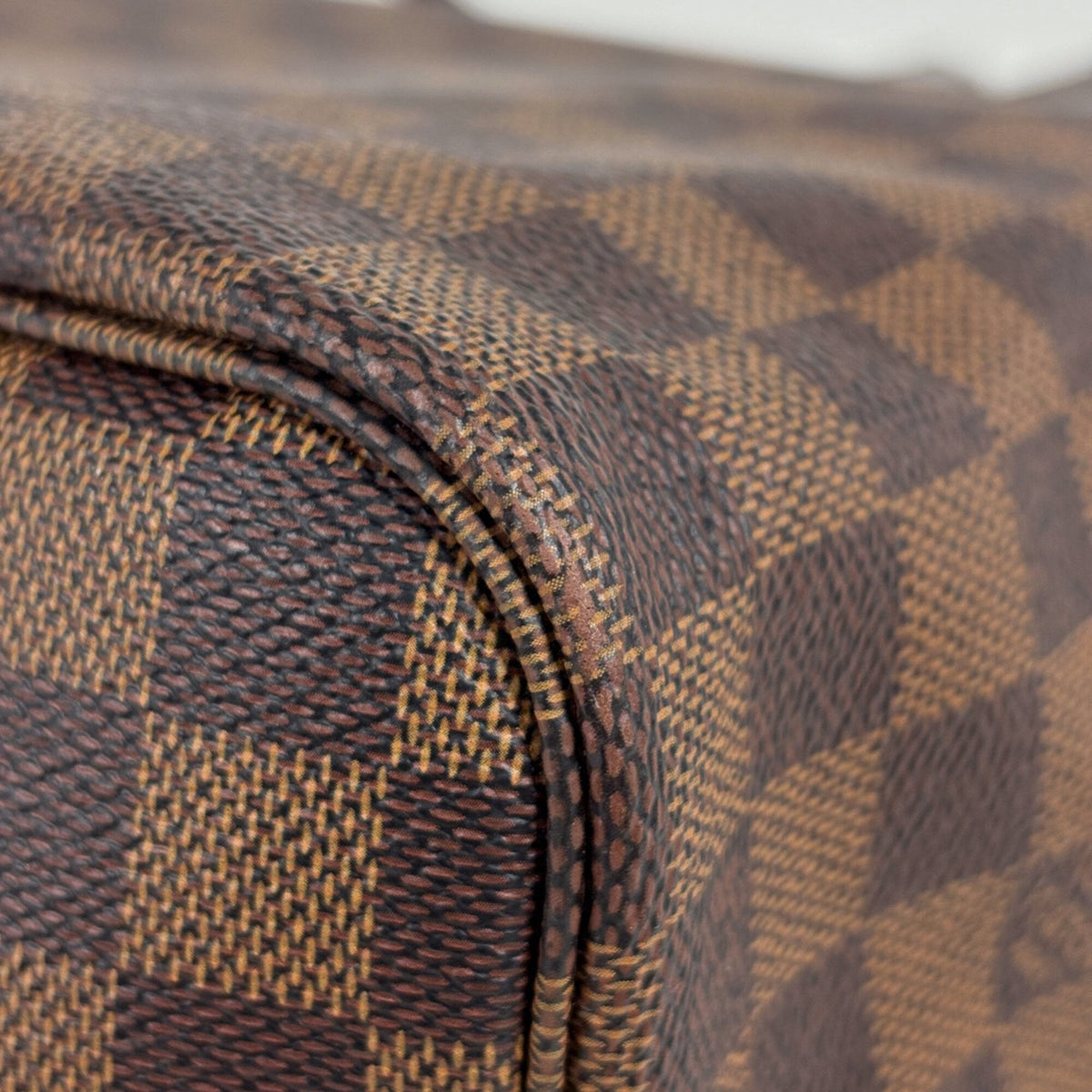 Louis Vuitton Brown Damier Canvas Damier Canvas Shoulder Bag Tote Bag (Pre-Owned)