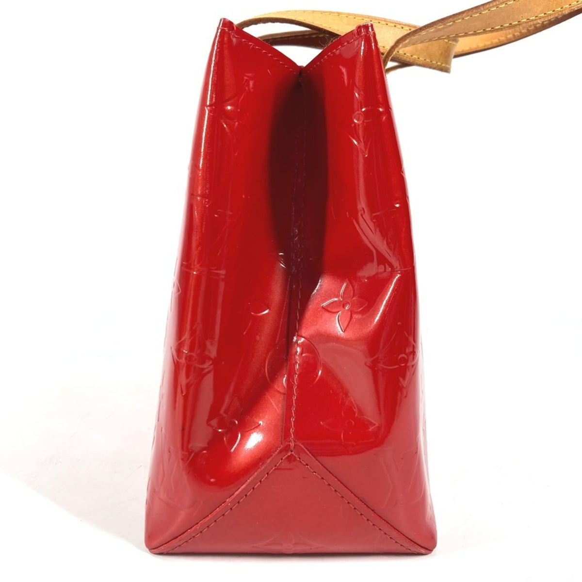 Louis Vuitton Pomme D'amour Red Color Monogram Vernis Handbag (Pre-Owned)