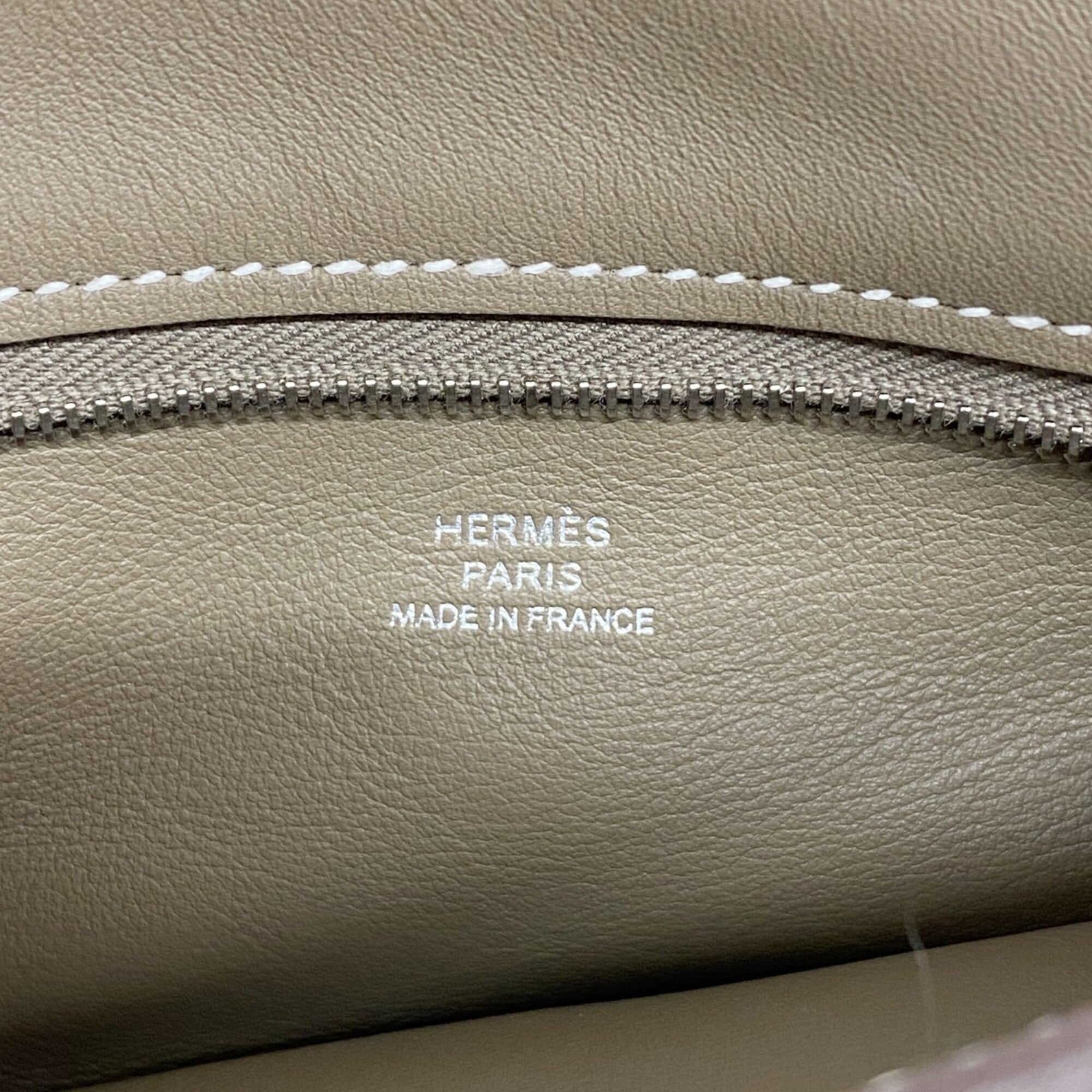 Hermes Etoupe Gray Swift Leather Shoulder Bag (Pre-Owned)