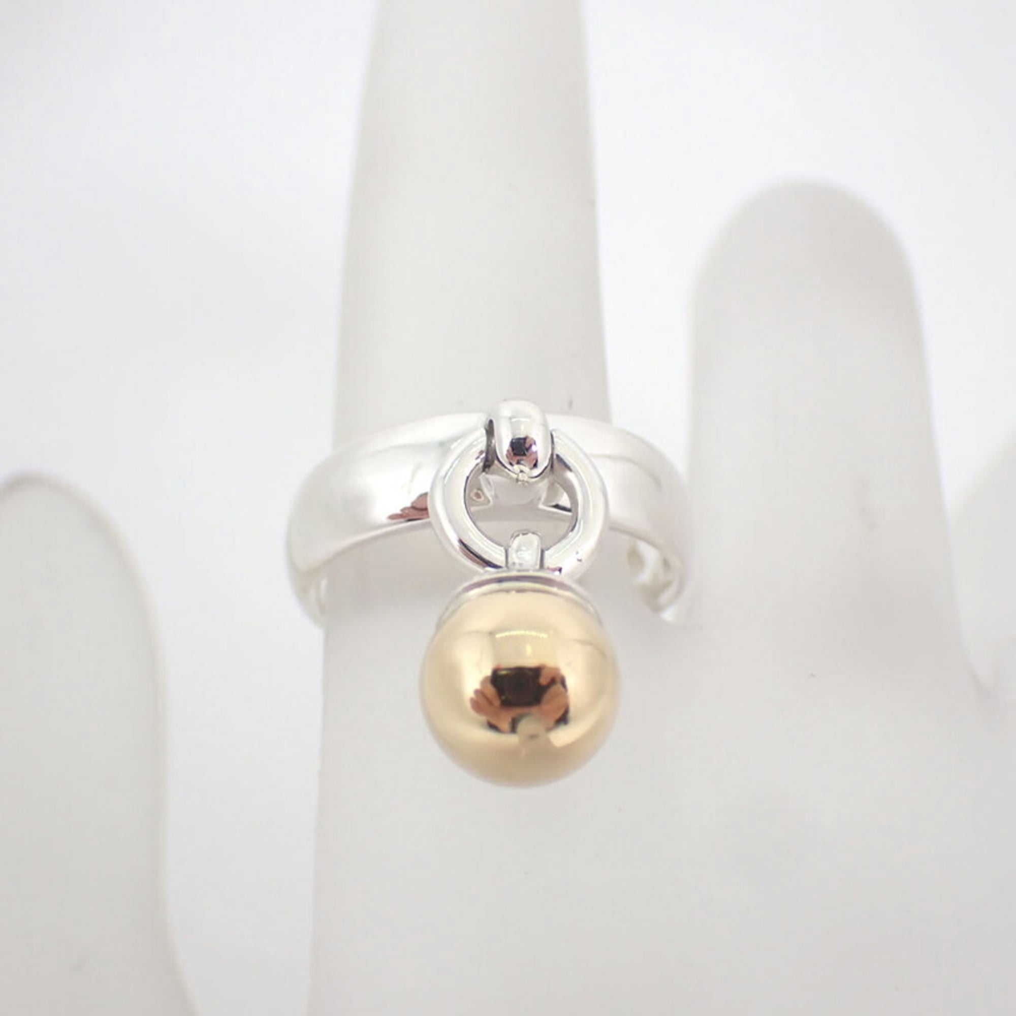 Tiffany Yellow Gold (18K) Sterling Silver 925 Band Ring (Pre-Owned)