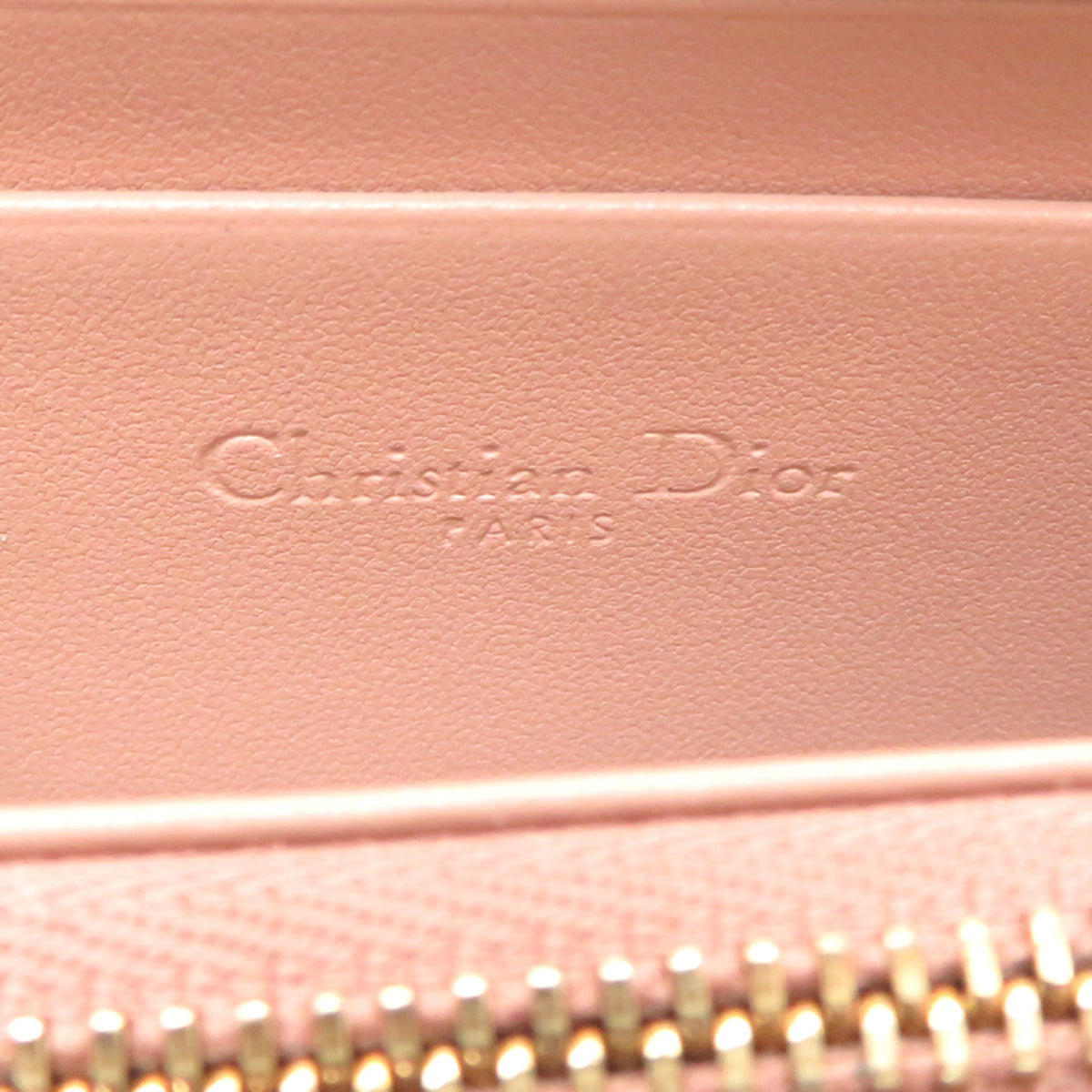 Christian Dior Pink Leather Coin Purse/Coin Case (Pre-Owned)