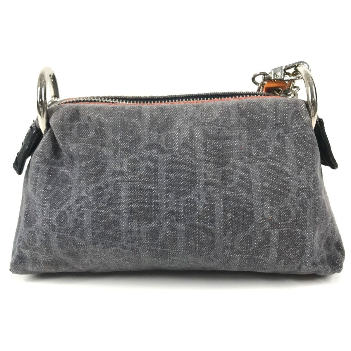 Christian Dior Navy Denim Pouch Shoulder Bag (Pre-Owned)