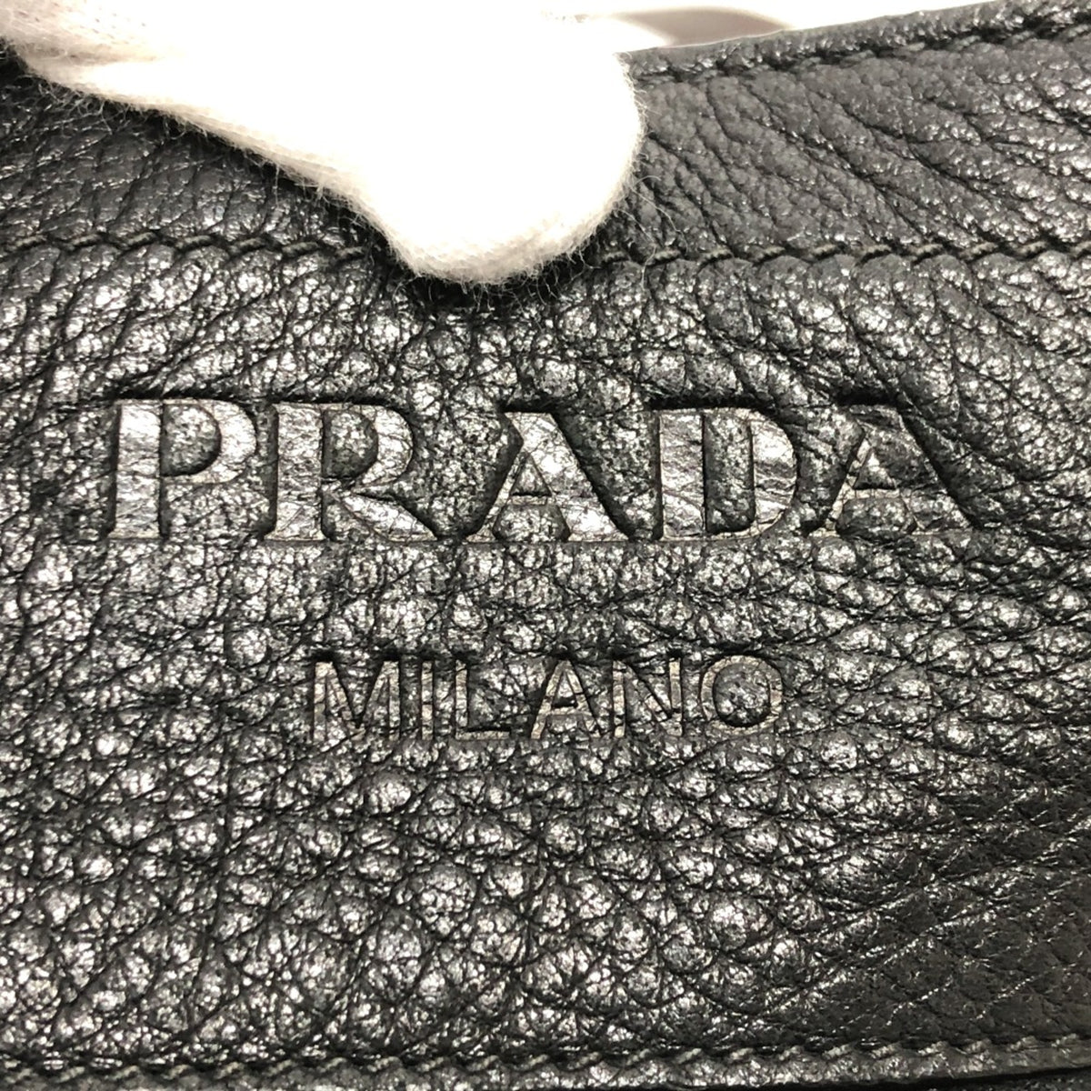 Prada Black Leather Shoulder Bag (Pre-Owned)