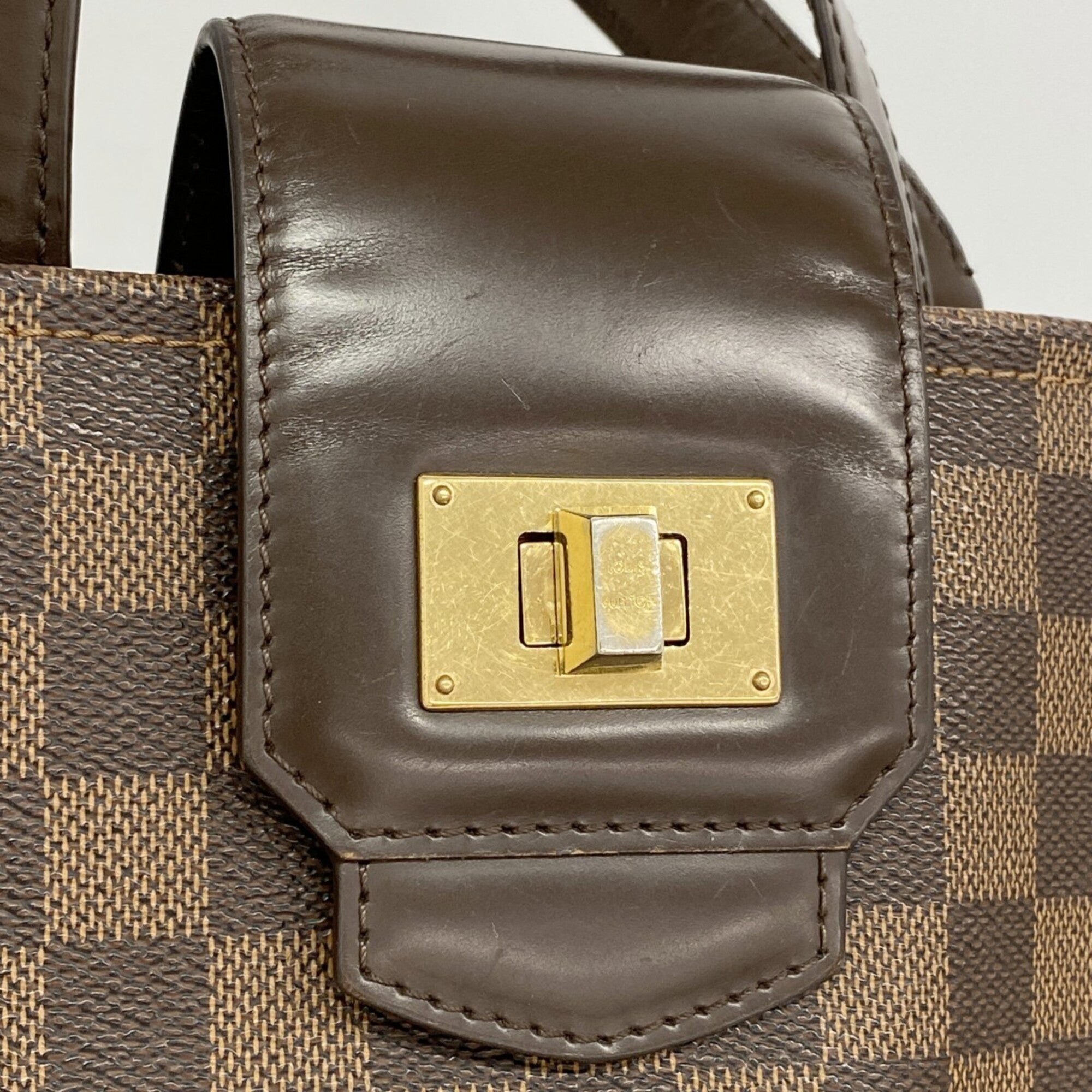 Louis Vuitton Ebene Handbag (Pre-Owned)