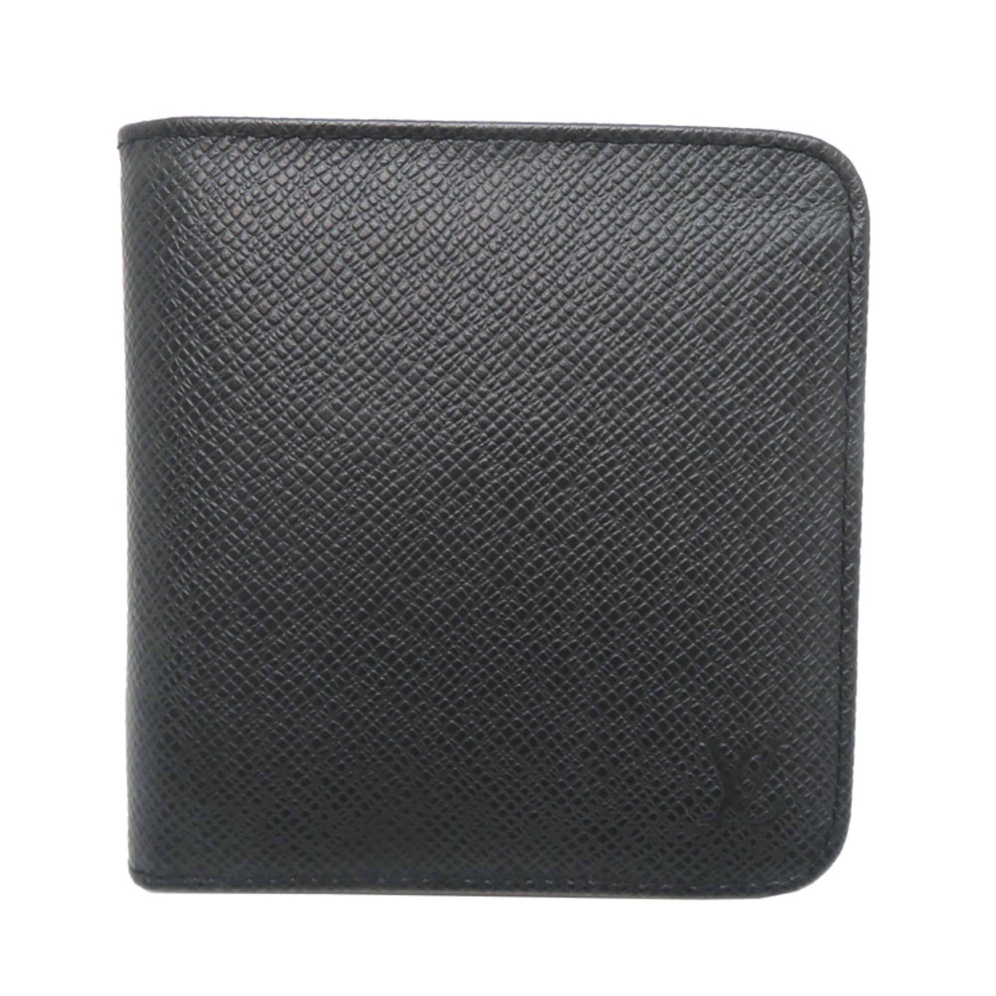 Louis Vuitton Black Taiga Leather Wallet (Bi-Fold) (Pre-Owned)