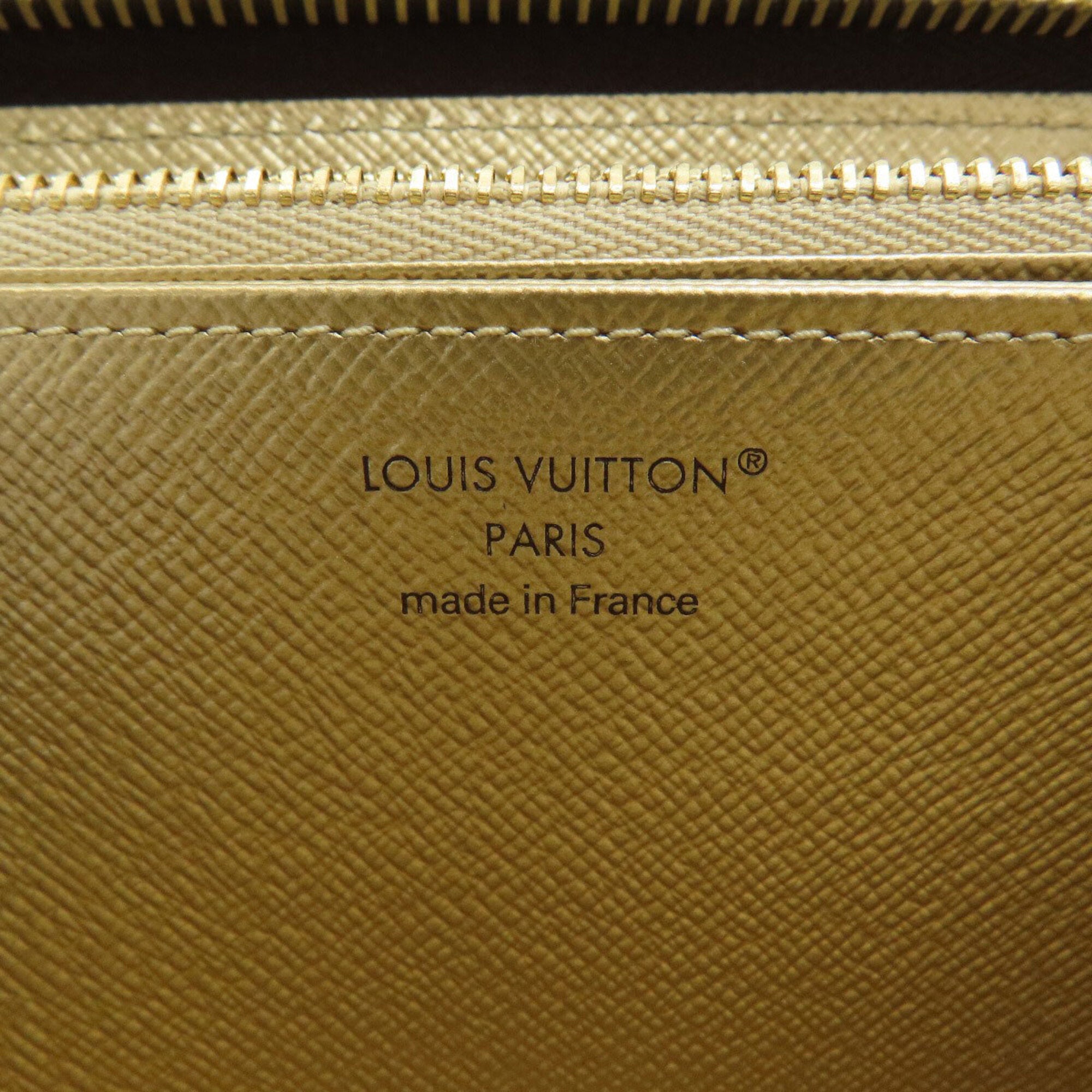 Louis Vuitton Gold Monogram Monogram Canvas Long Wallet (Bi-Fold) (Pre-Owned)