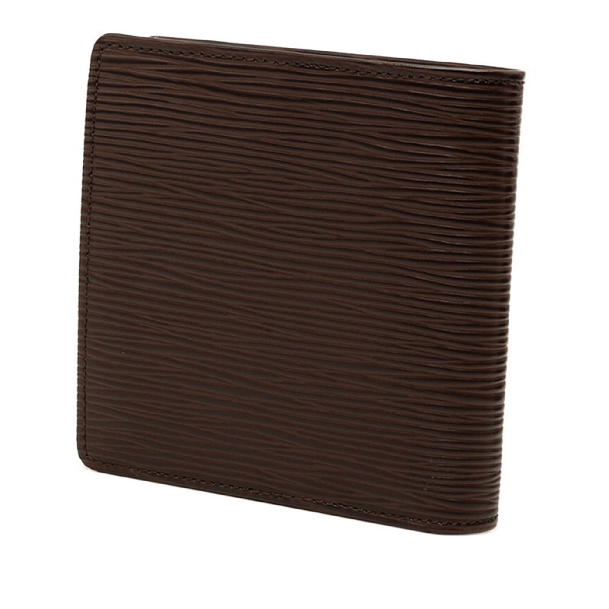 Louis Vuitton Brown Leather Wallet (Bi-Fold) (Pre-Owned)