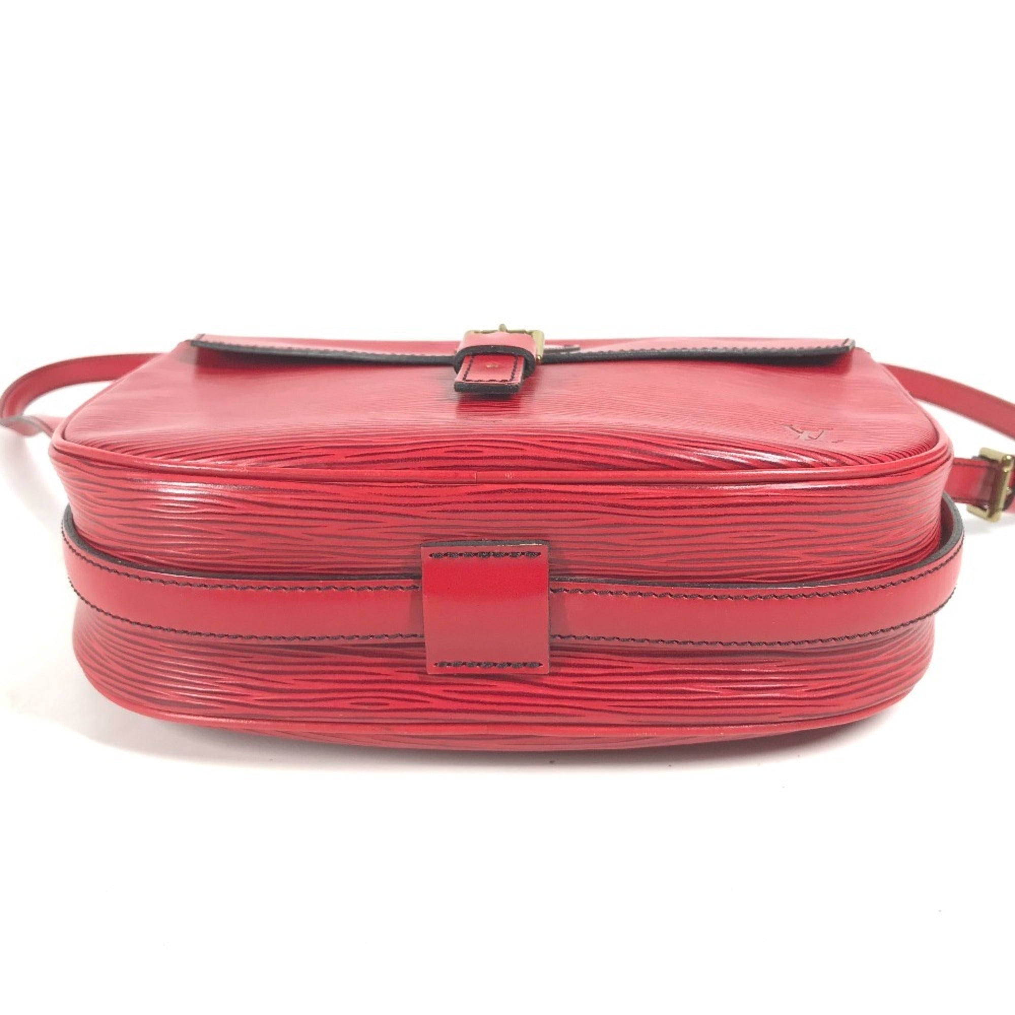 Louis Vuitton Castilian Red Red Color Epi Leather Pochette Shoulder Bag (Pre-Owned)