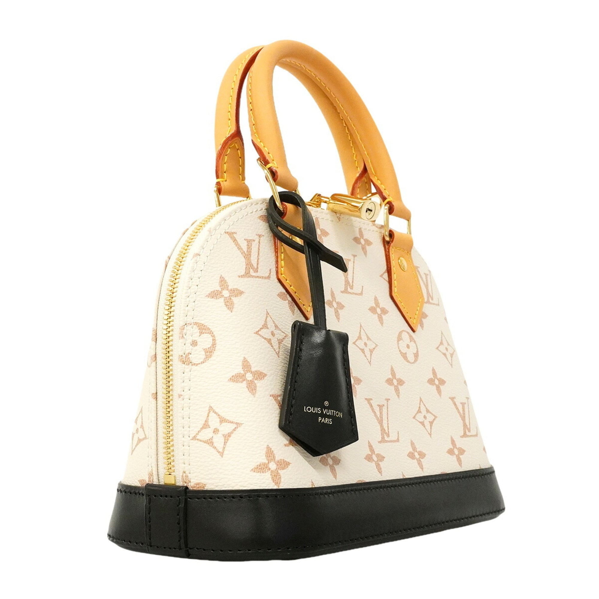 Louis Vuitton Black White Handbag (Pre-Owned)