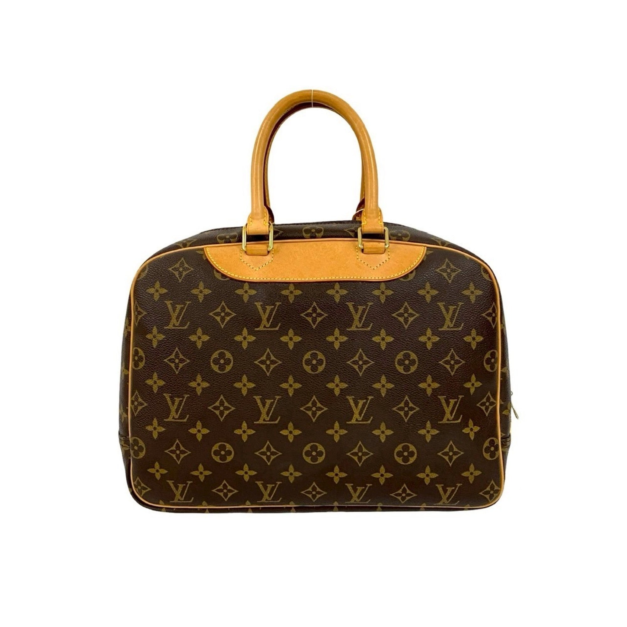 Louis Vuitton Brown Leather Pvc Boston Bag Handbag (Pre-Owned)