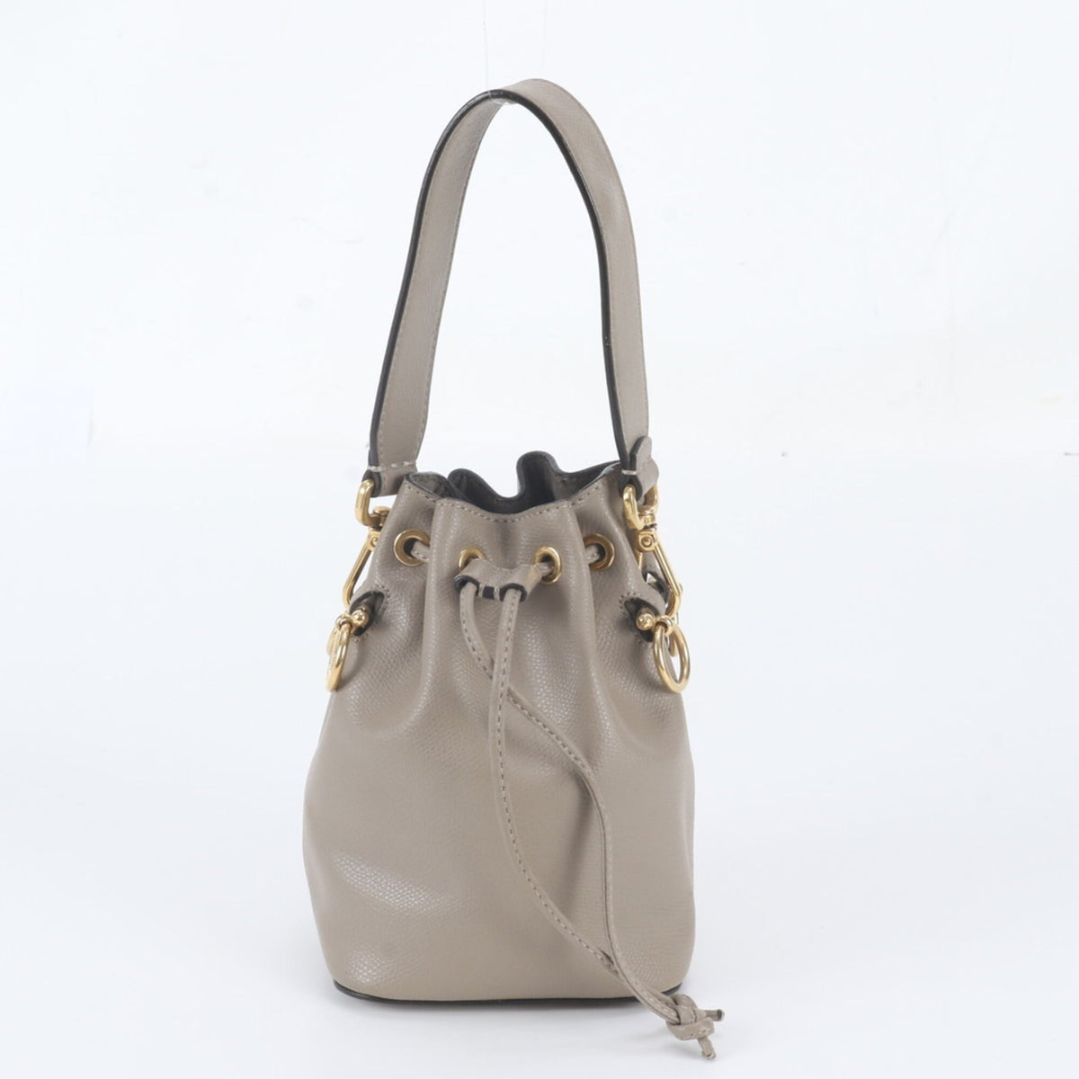 Fendi Leather Handbag Tote Bag (Pre-Owned)
